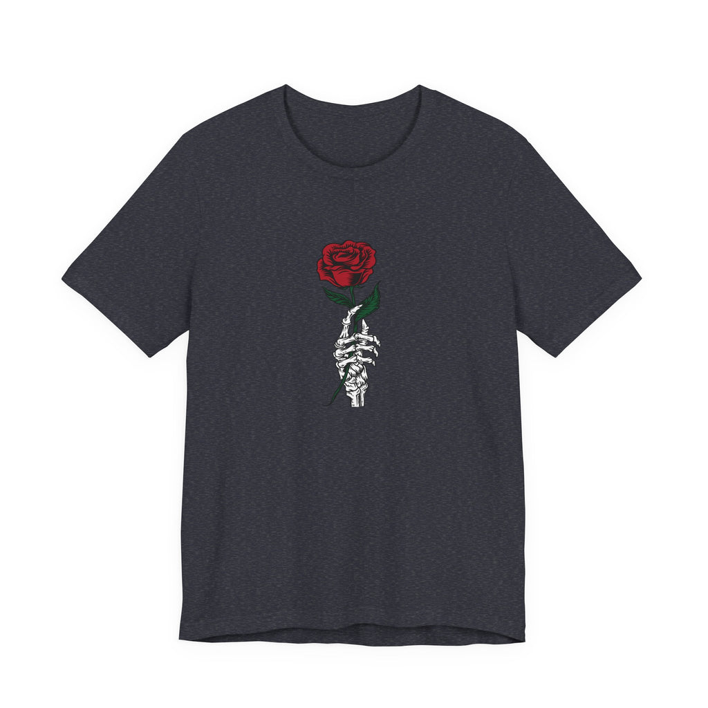 Rose in Skeleton Hand | Tee