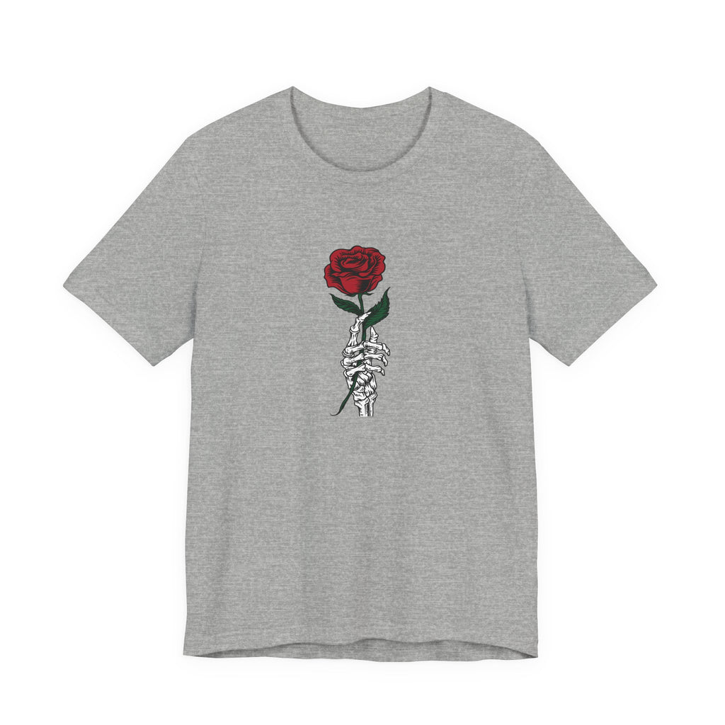 Rose in Skeleton Hand | Tee