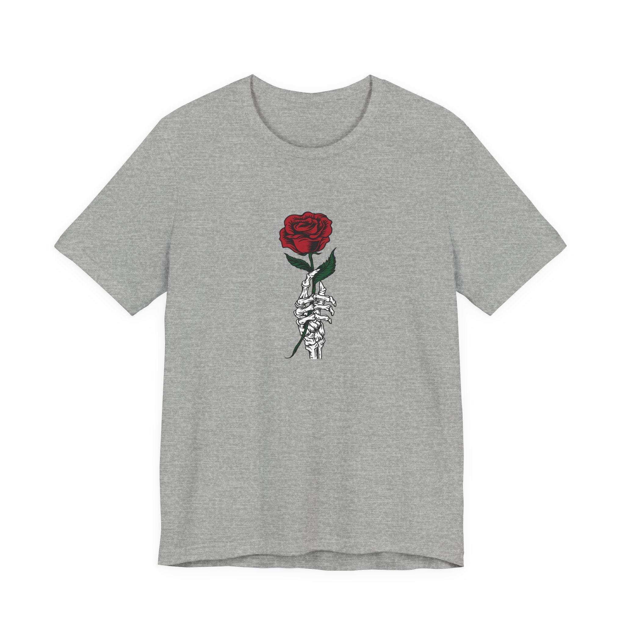 Rose in Skeleton Hand | Tee