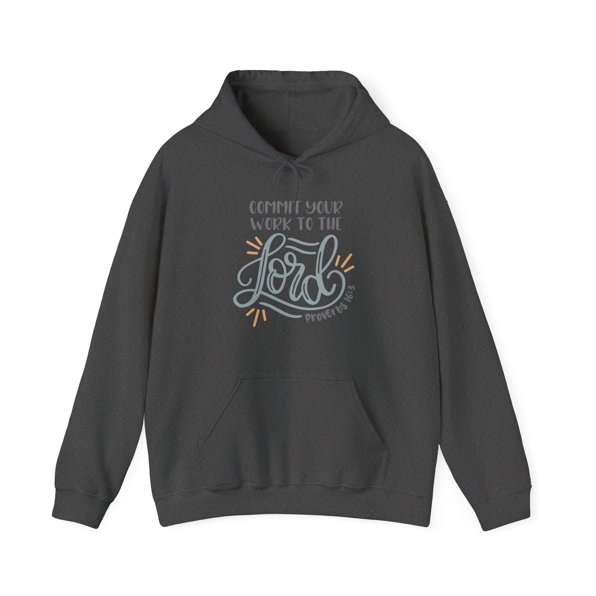 Commit Your Work to the Lord Proverbs 16:3 | Hoodie
