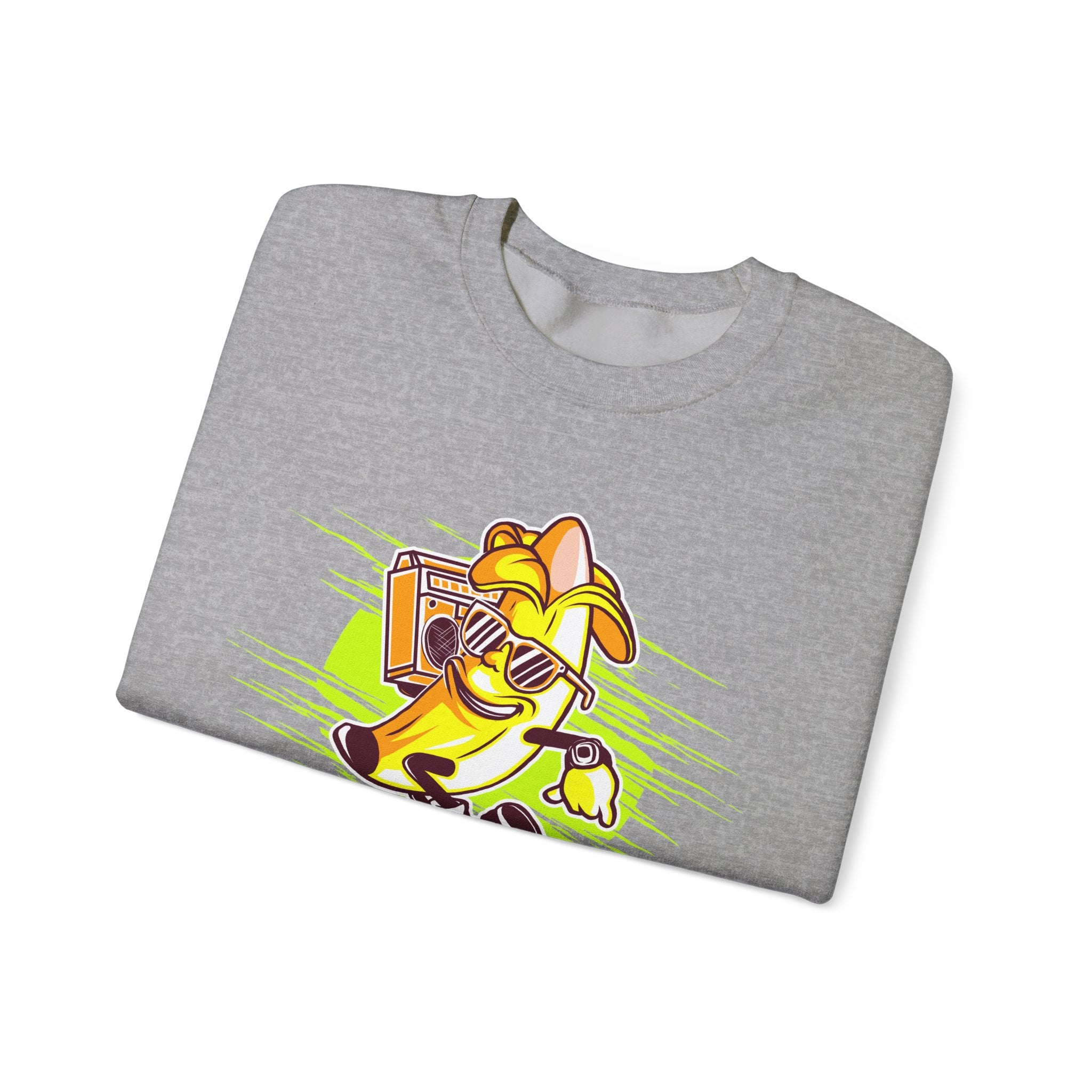 Banana Riding a Skateboard | Crewneck Sweatshirt
