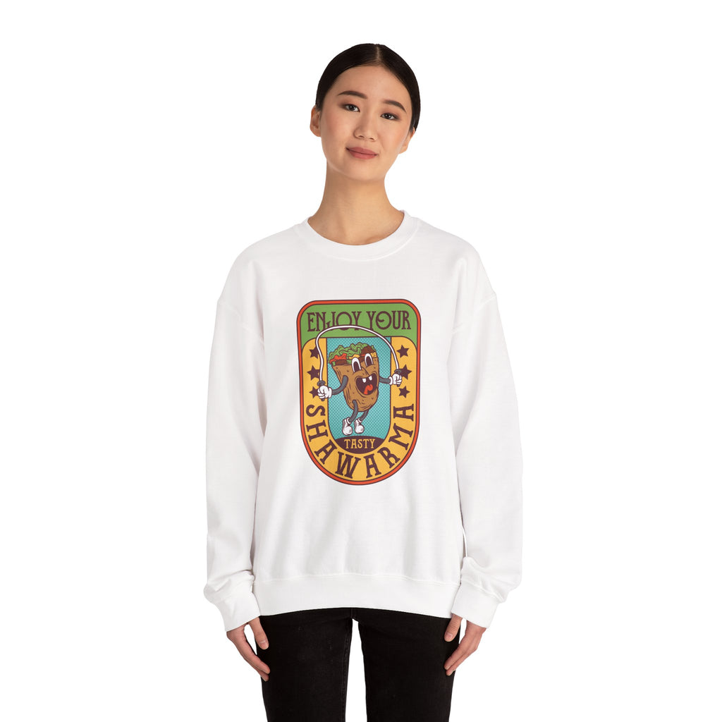 Enjoy Your Tasty Shawarma | Crewneck Sweatshirt