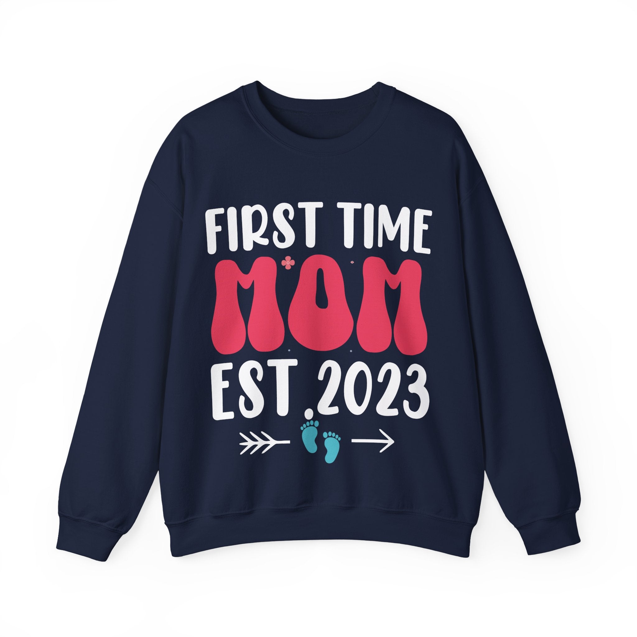 First Time Mom Est. 2023 | Crewneck Sweatshirt