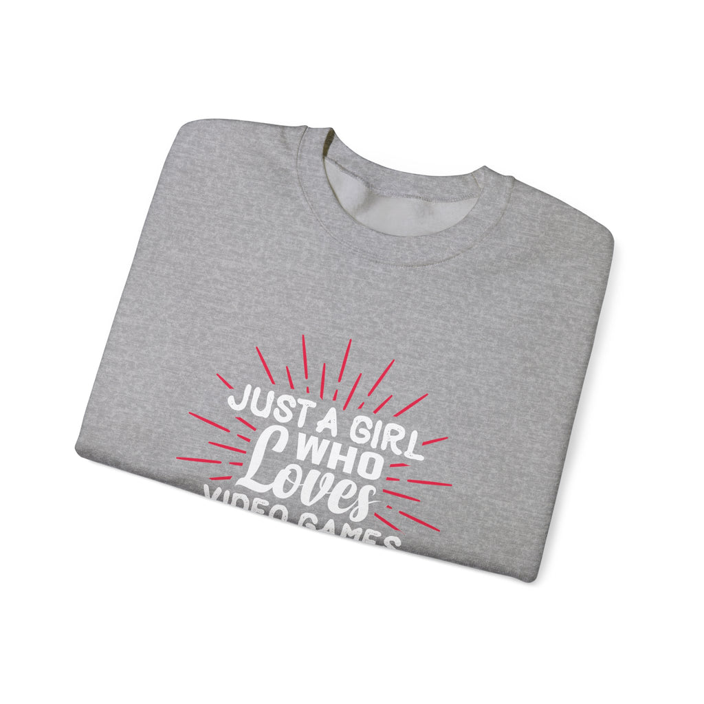 Just a Girl Who Loves Video Games | Crewneck Sweatshirt