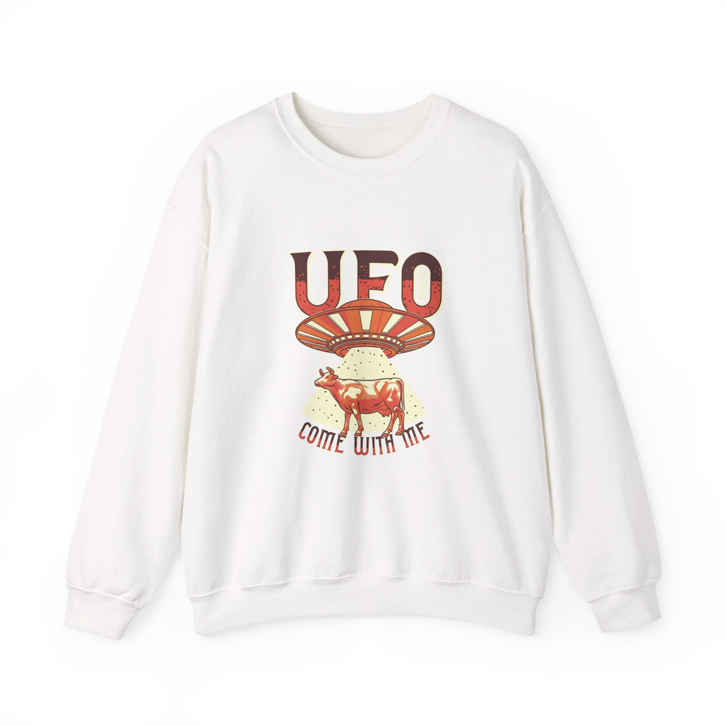UFO Come With Me Cow | Crewneck Sweatshirt