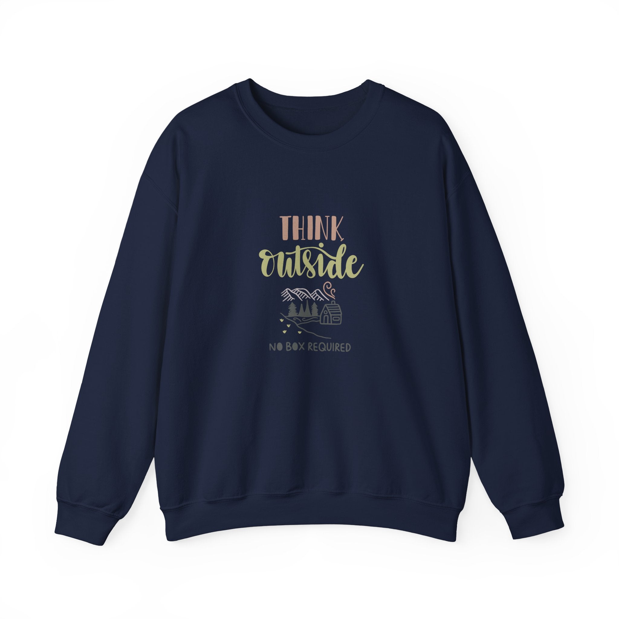 Think Outside, No Box Required | Crewneck Sweatshirt