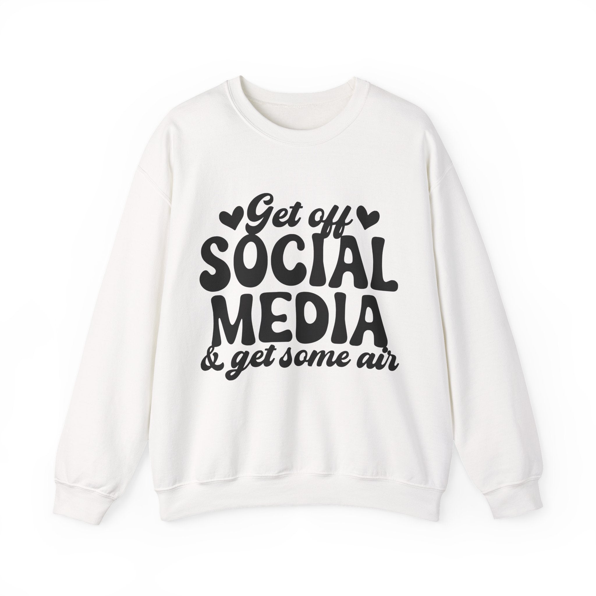 Get Off Social Media and Get Some Air | Crewneck Sweatshirt