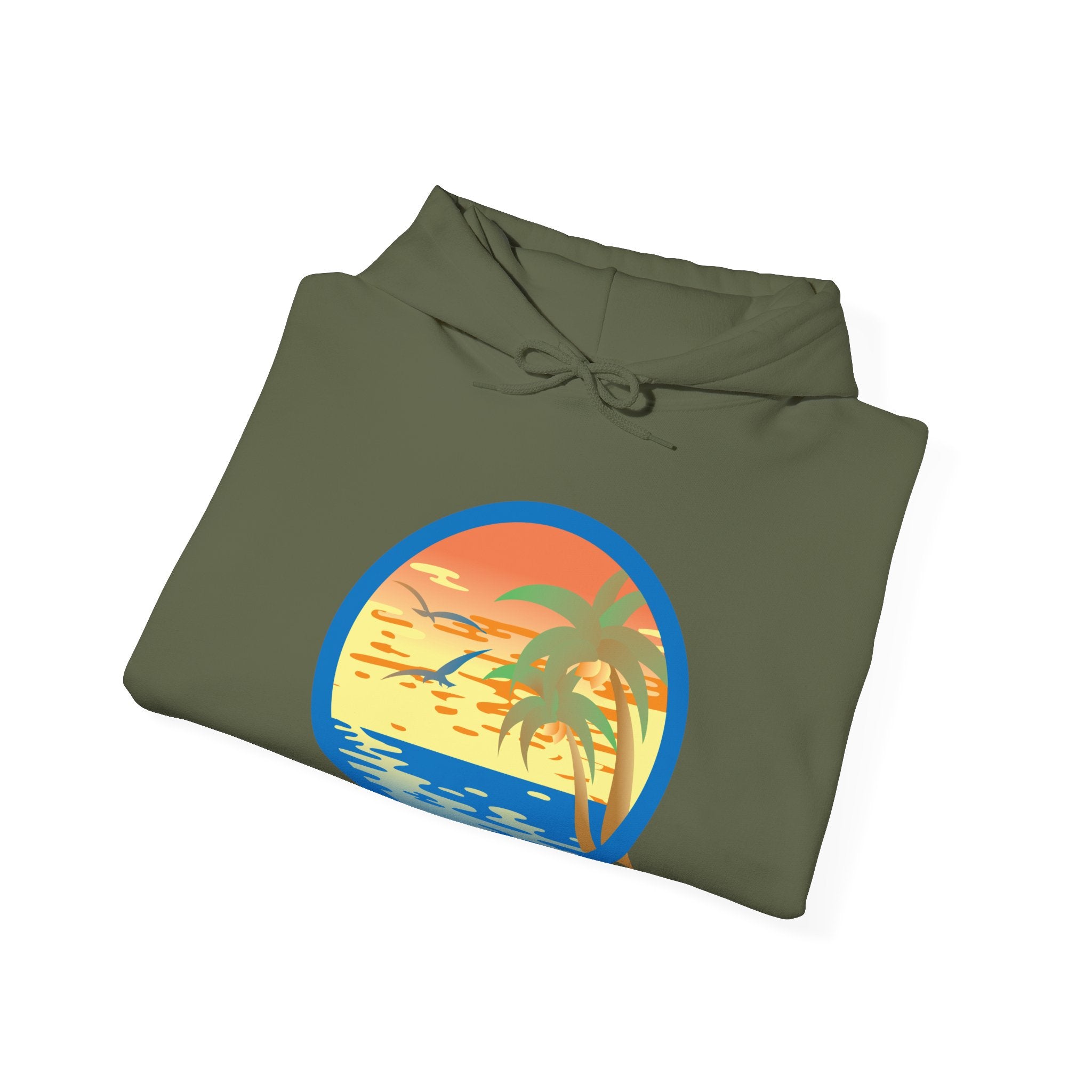 Colored Sunset and Beach | Hoodie