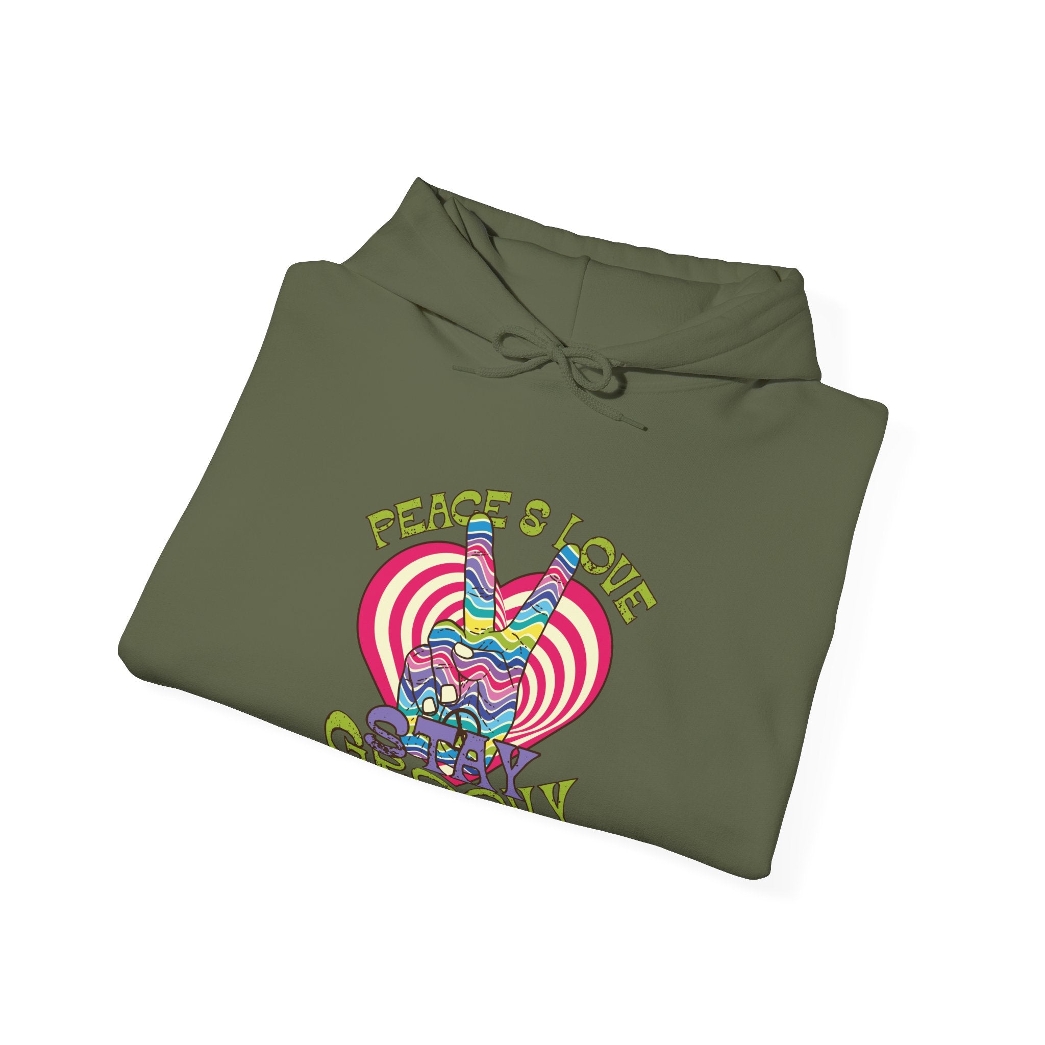 Peace and Love, Stay Groovy | Hoodie
