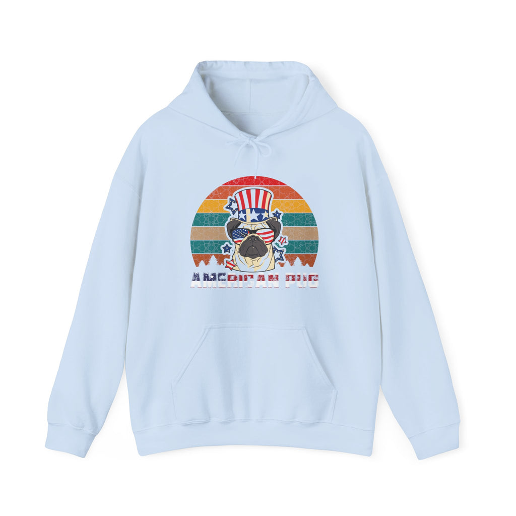 American White Pug Dog | Hoodie
