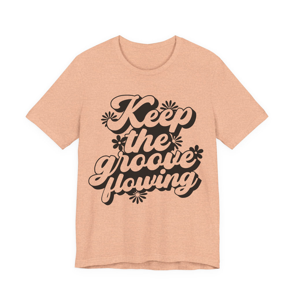 Keep the Groove Flowing Flowers | Tee
