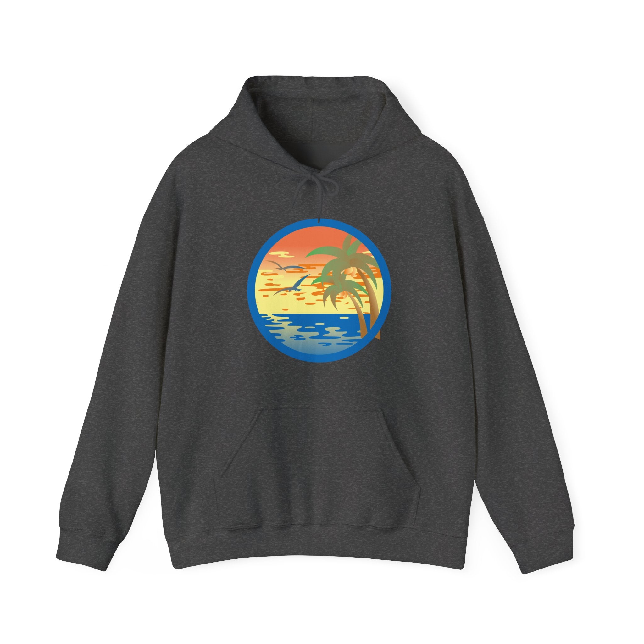 Colored Sunset and Beach | Hoodie