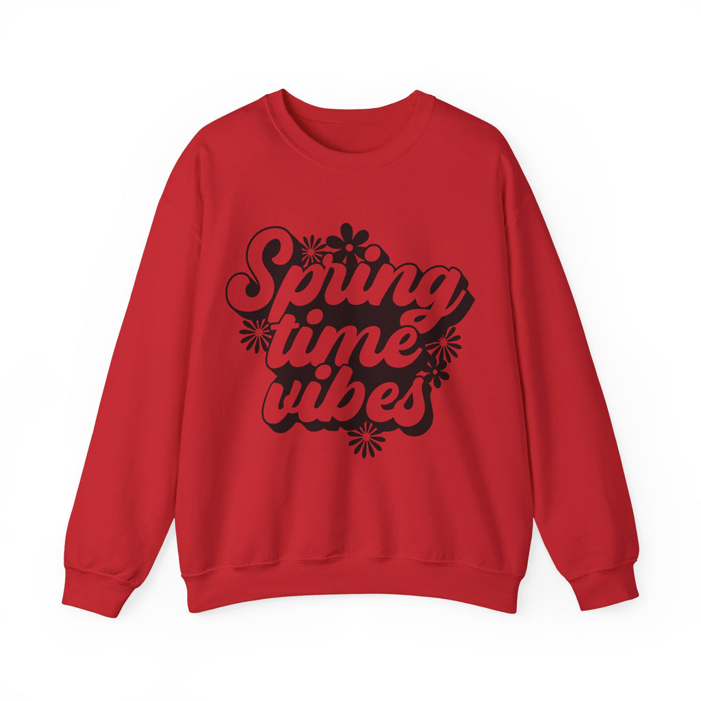 Springtime Vibes Flowers | Crewneck Sweatshirt