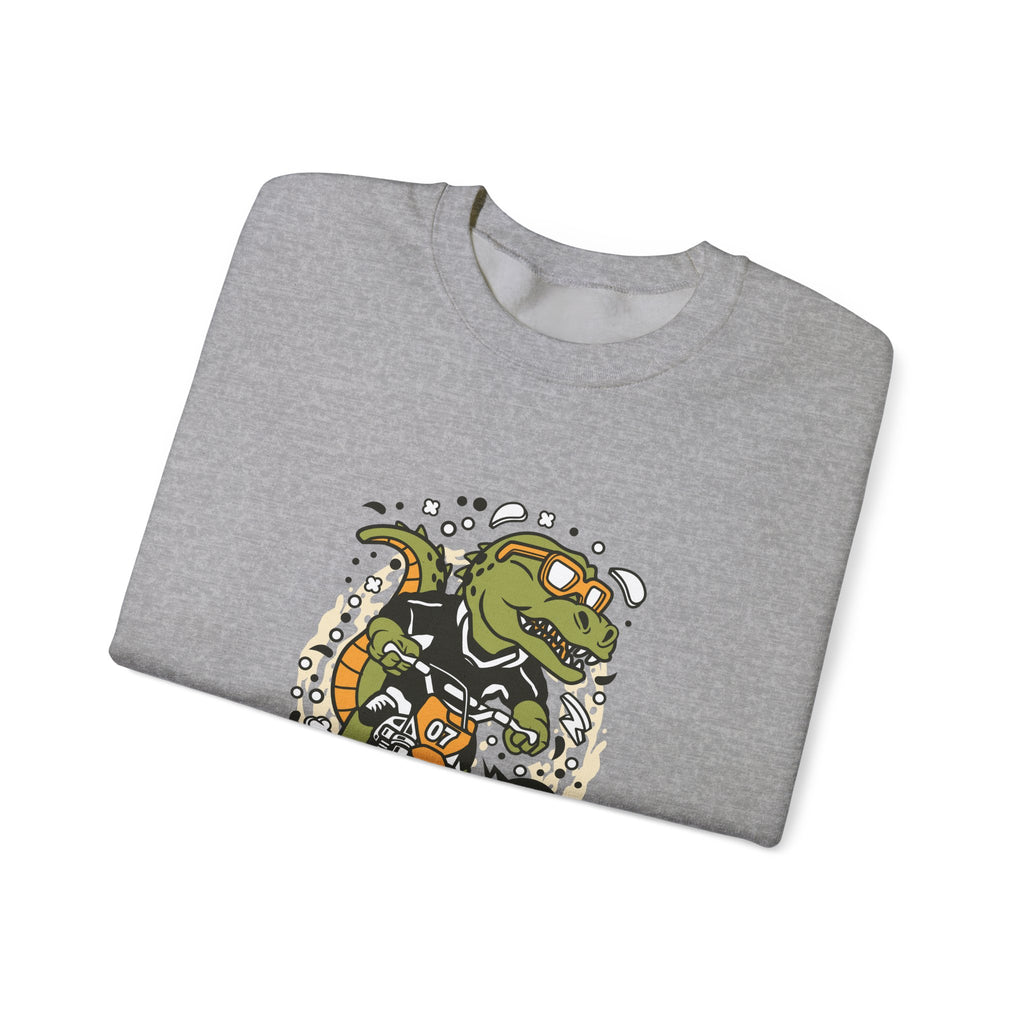 T-Rex Motocross Rider | Crewneck Sweatshirt