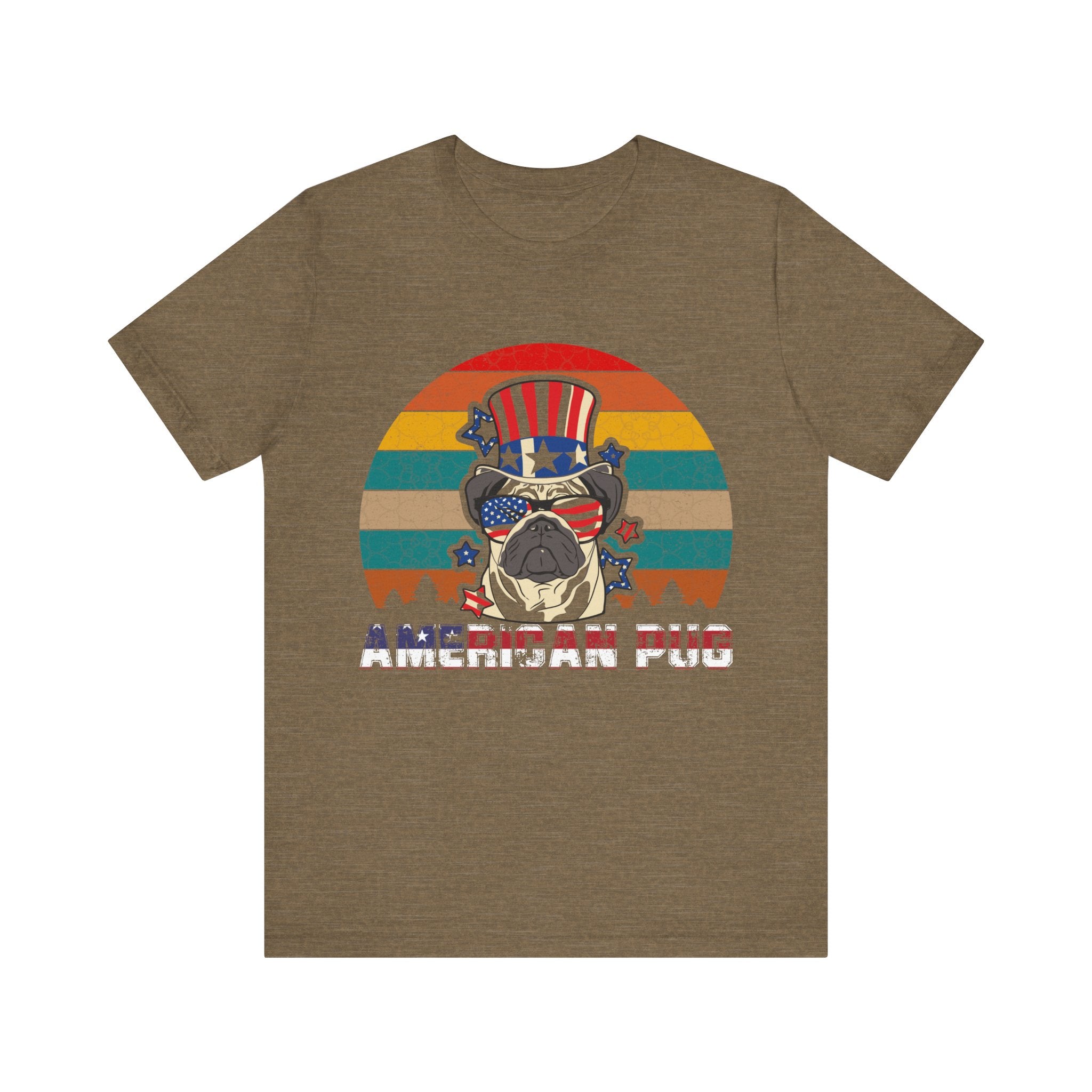 American White Pug Dog | Tee