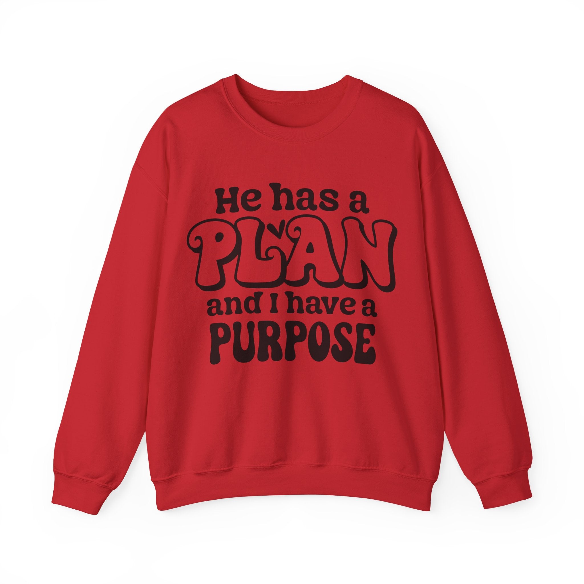 He Has a Plan | Crewneck Sweatshirt