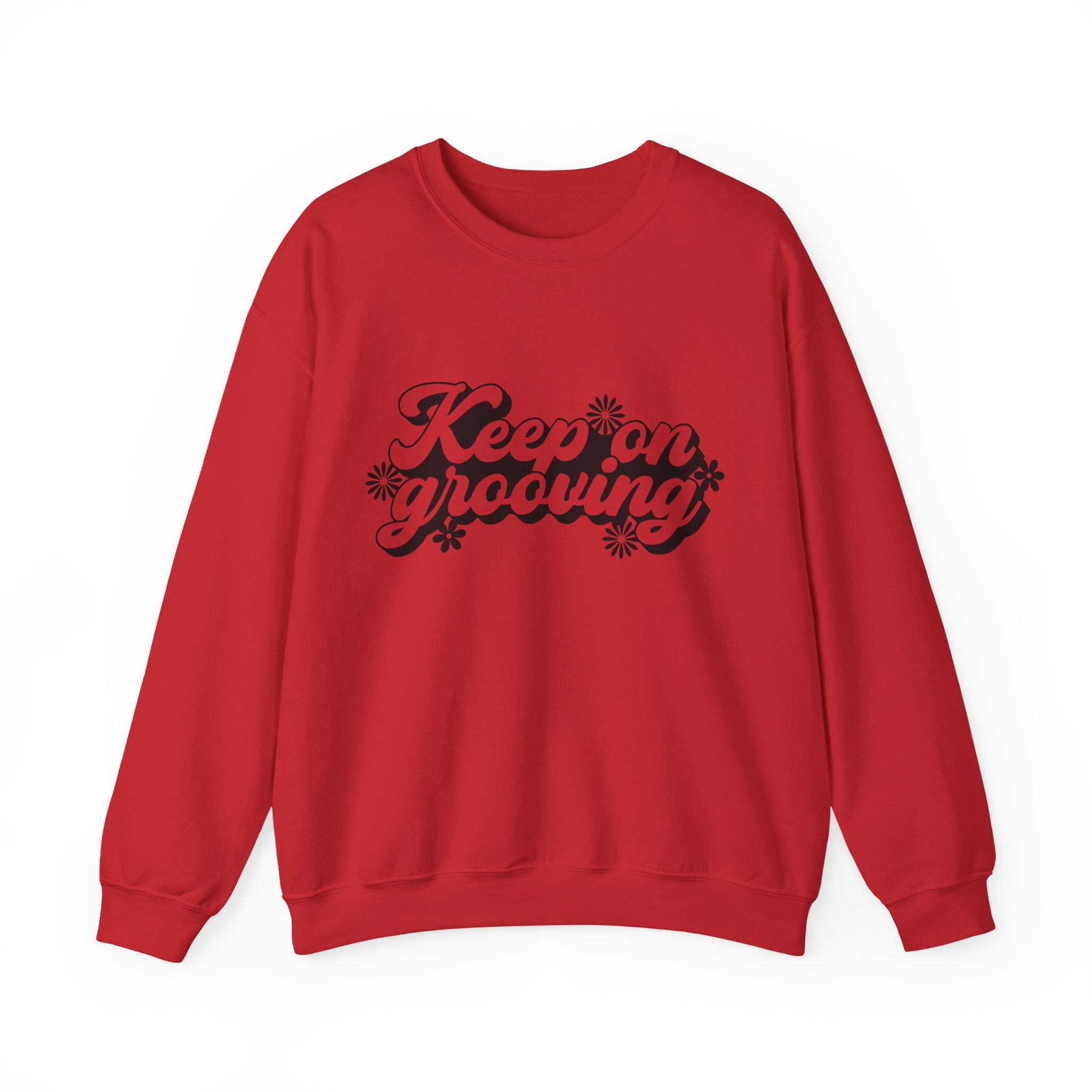 Keep On Grooving Flowers | Crewneck Sweatshirt