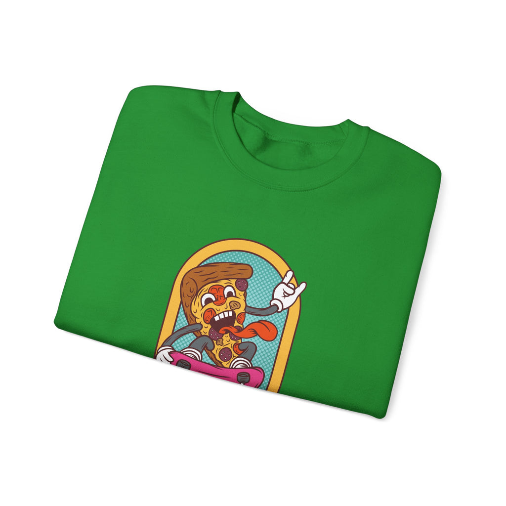 Fueled by Pizza | Crewneck Sweatshirt