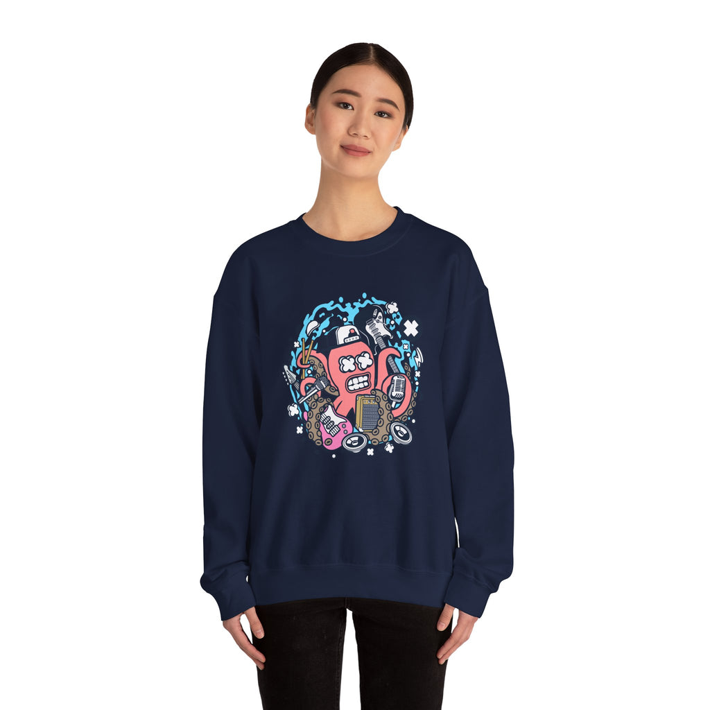 Rock Octopus | Crewneck Sweatshirt