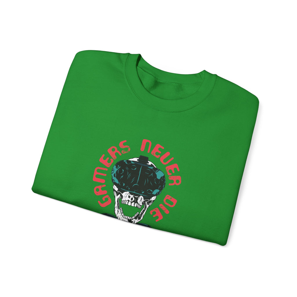 Gamers Never Die, We Just Respawn | Crewneck Sweatshirt