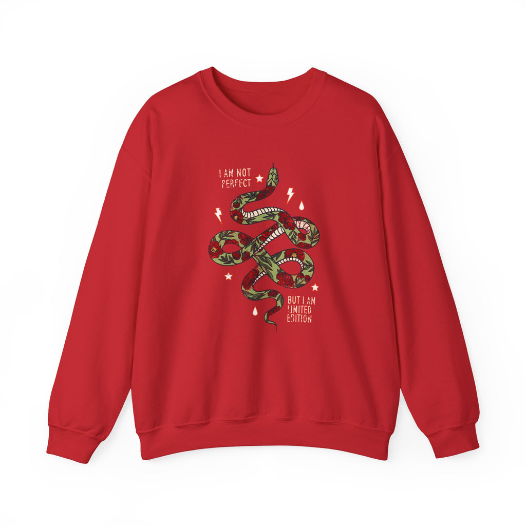 I Am Not Perfect but I Am Limited Edition Snake | Crewneck Sweatshirt