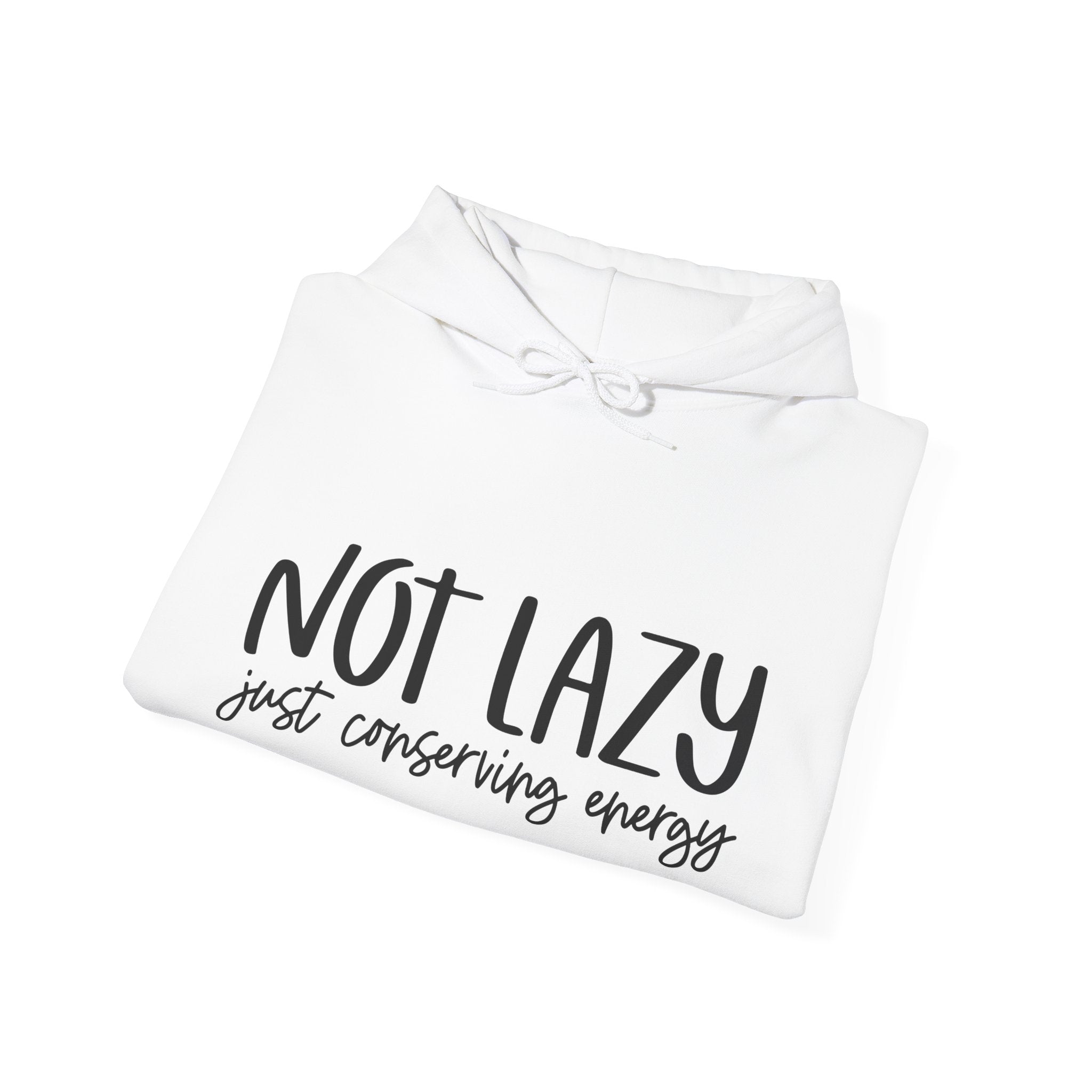 Not Lazy, Just Conserving Energy | Hoodie