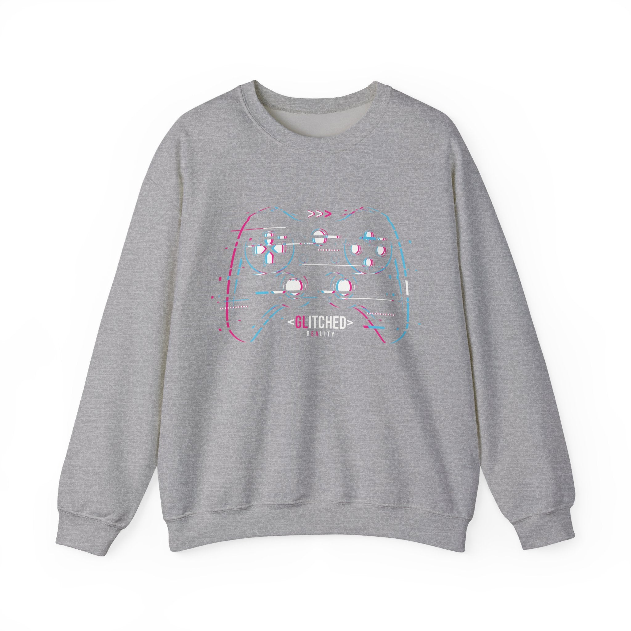Glitched Gaming Controller | Crewneck Sweatshirt