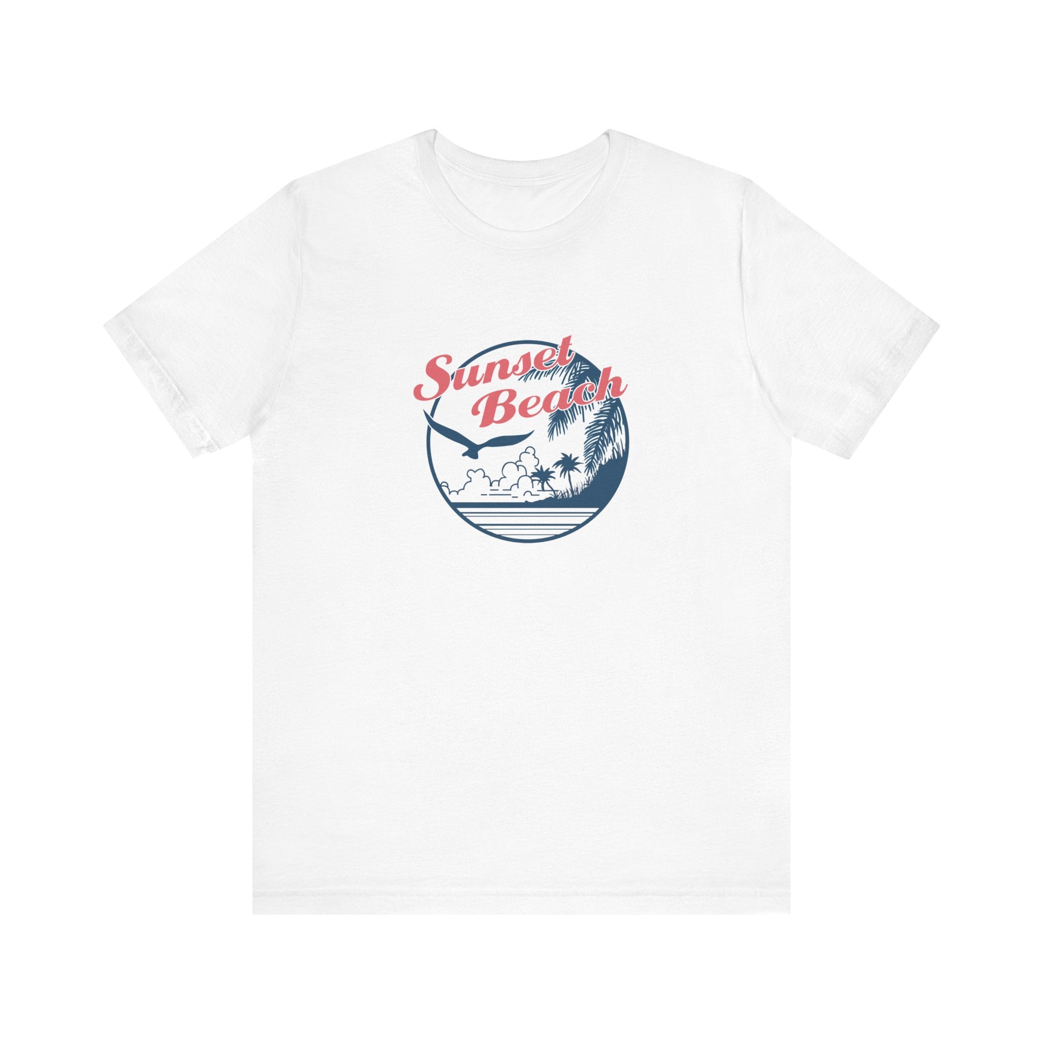 Sunset Beach, Birds and Ocean | Tee