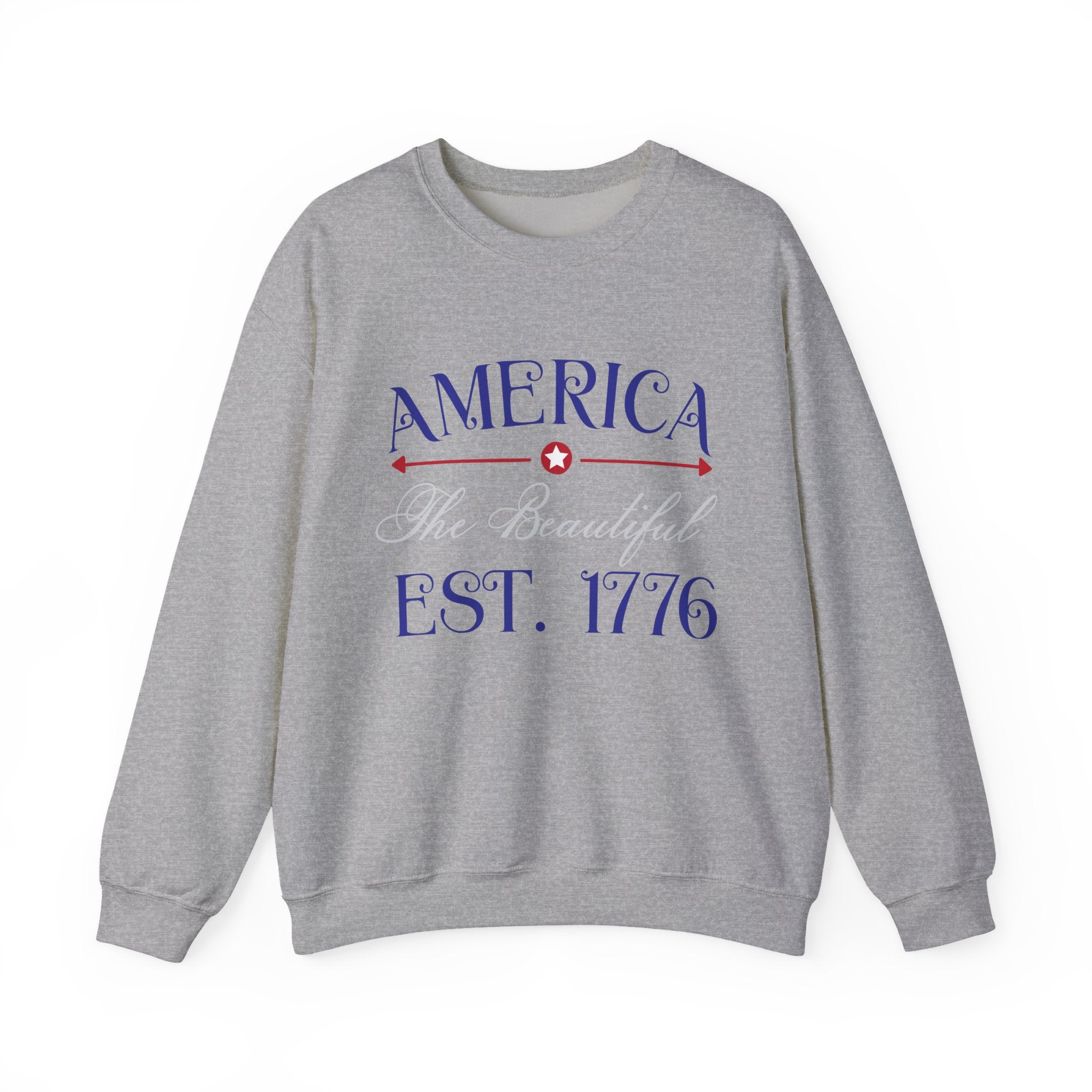 America the Beautiful, Est. 1776 | Crewneck Sweatshirt
