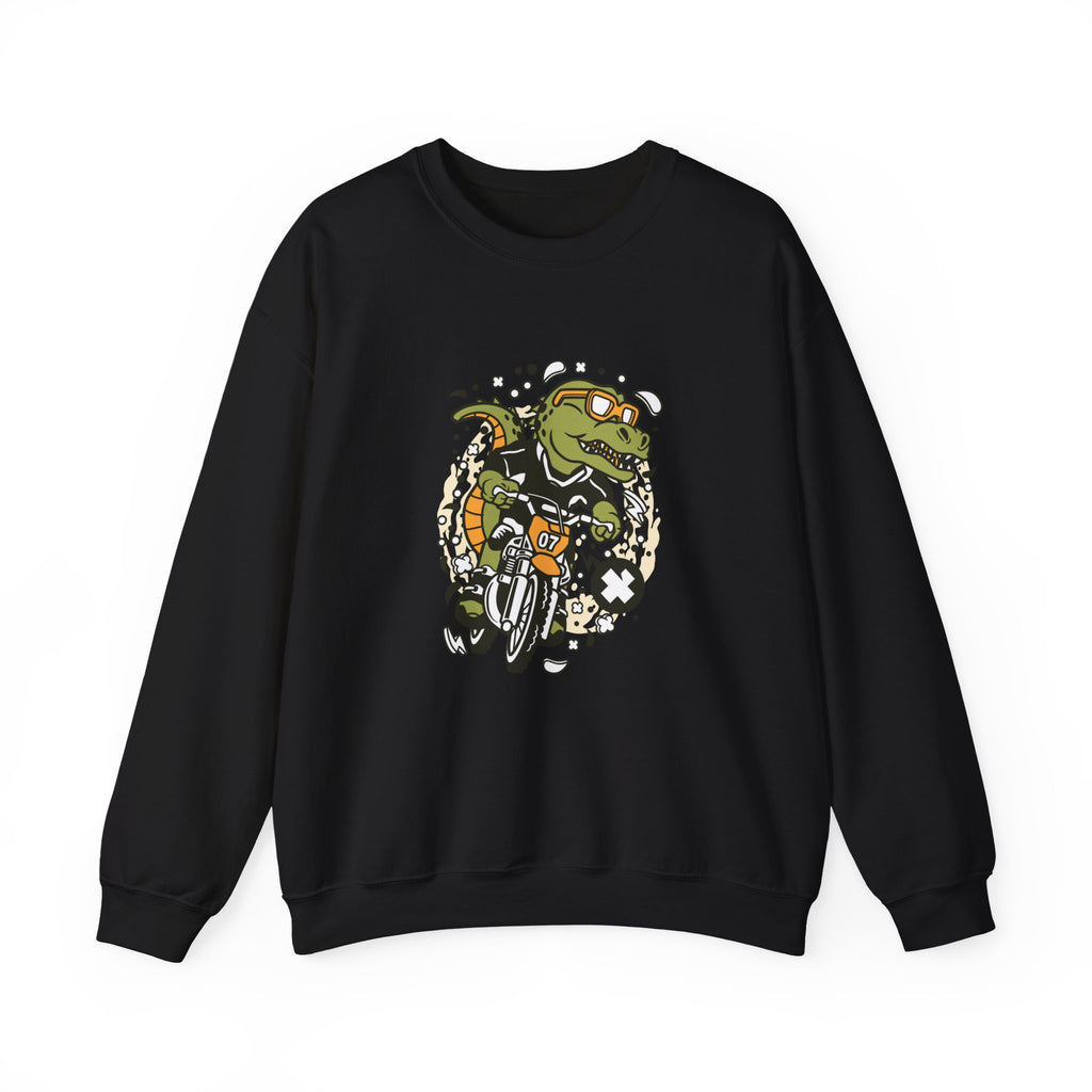 T-Rex Motocross Rider | Crewneck Sweatshirt