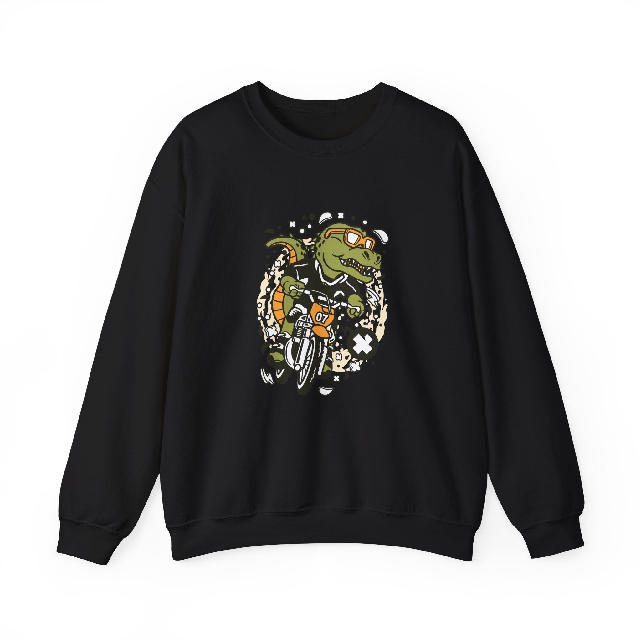 T-Rex Motocross Rider | Crewneck Sweatshirt