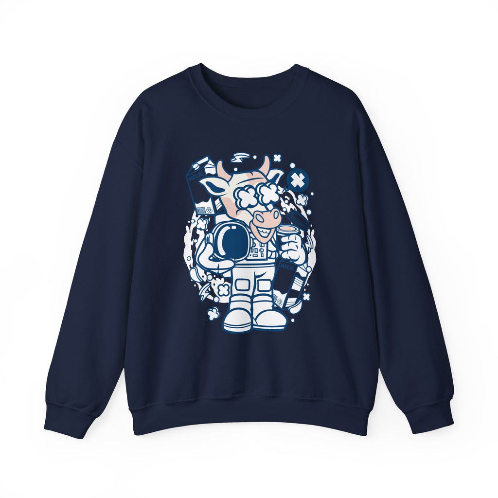 Cow Astronaut | Crewneck Sweatshirt