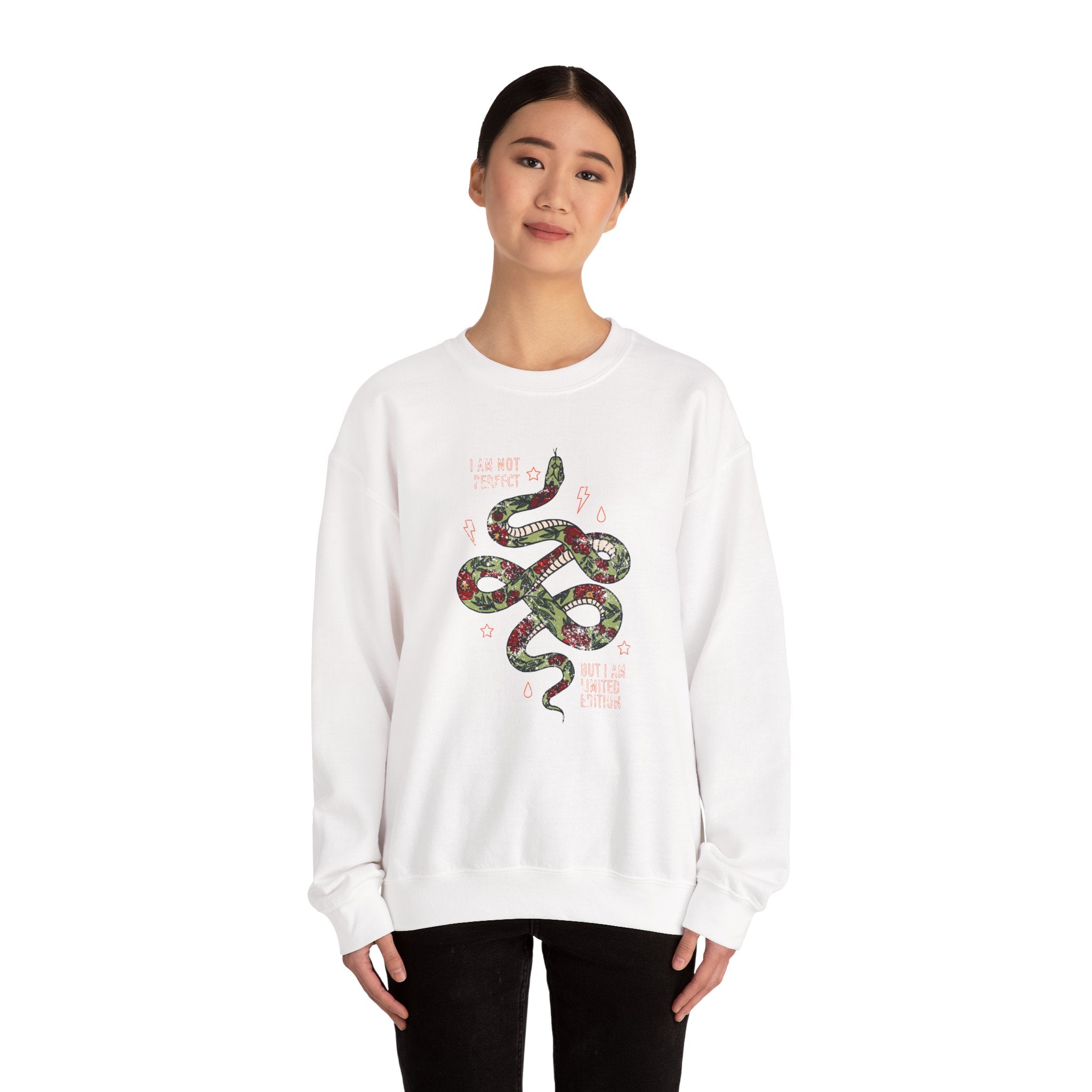 I Am Not Perfect but I Am Limited Edition Snake | Crewneck Sweatshirt