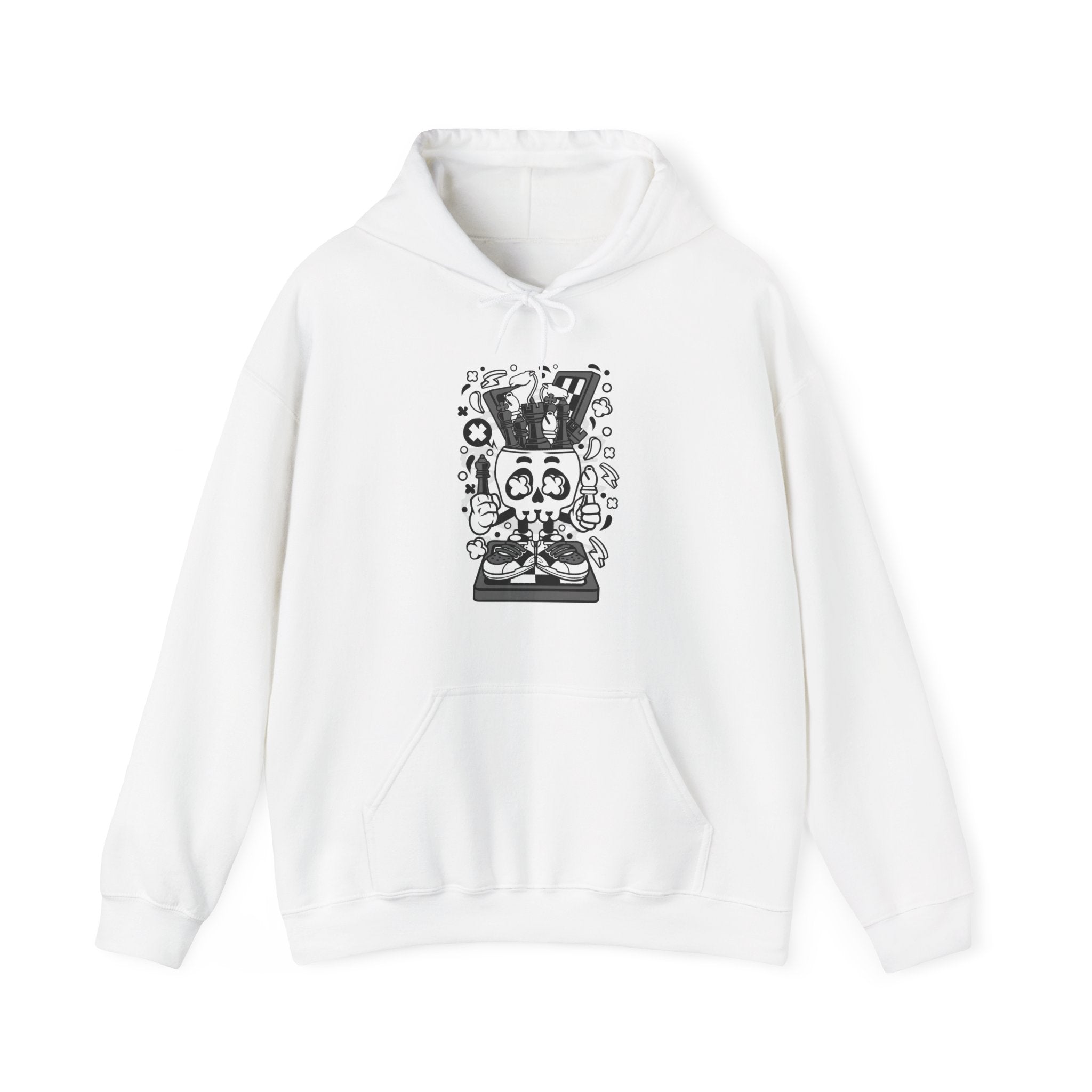 Chess Skull Head | Hoodie