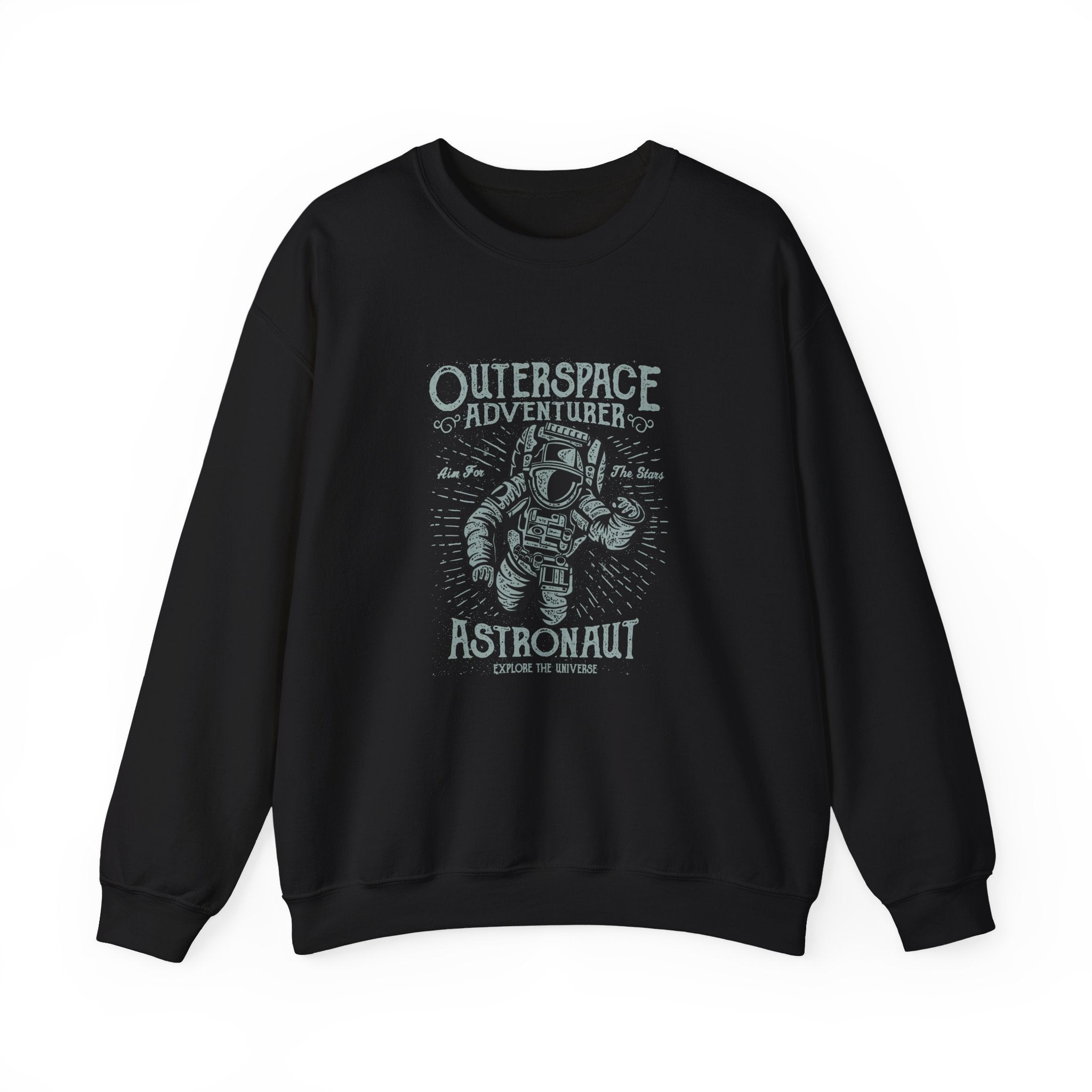 Outer Space Adventurer Astronaut | Crewneck Sweatshirt