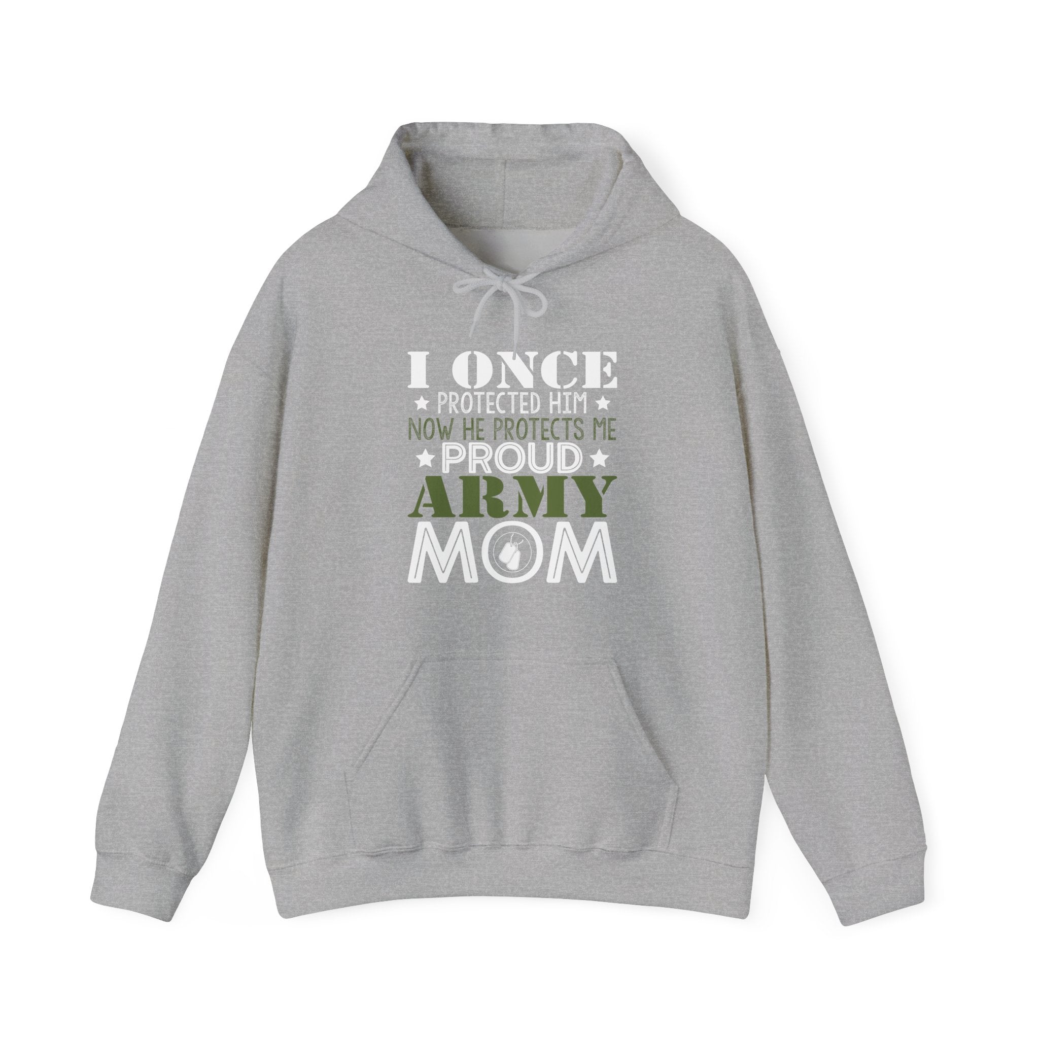 I Once Protected Him, Now He Protects Me. Proud Army Mom | Hoodie