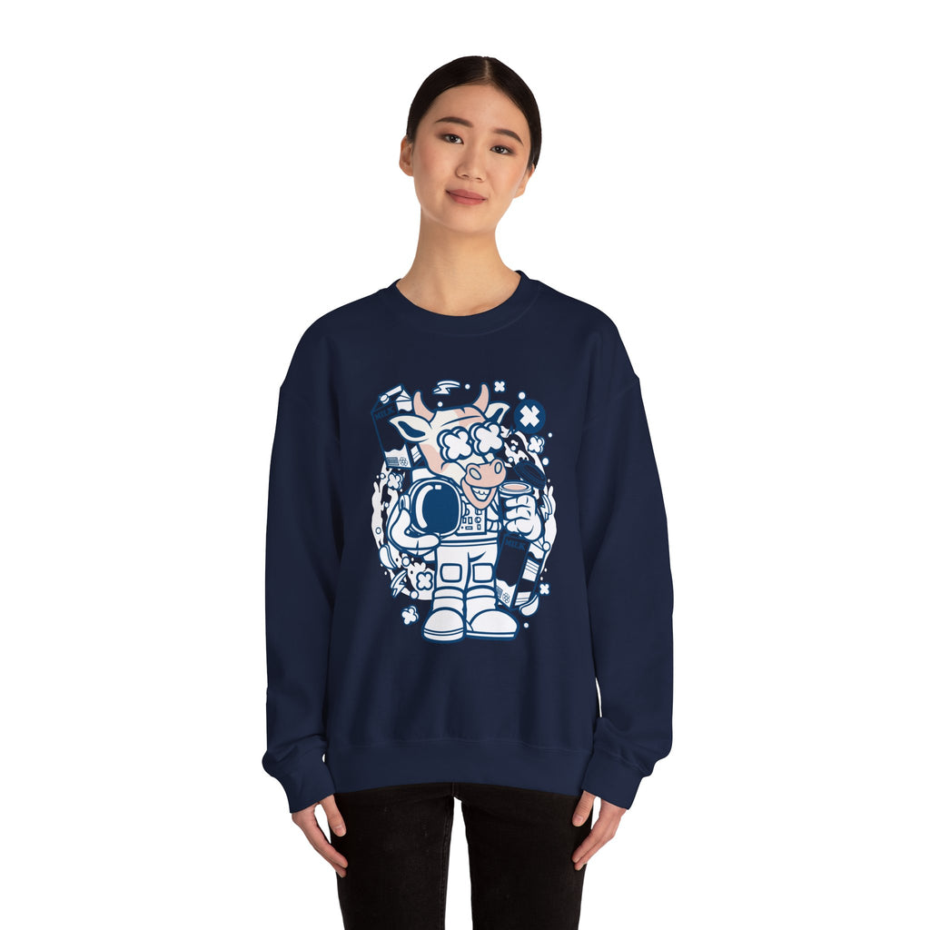 Cow Astronaut | Crewneck Sweatshirt