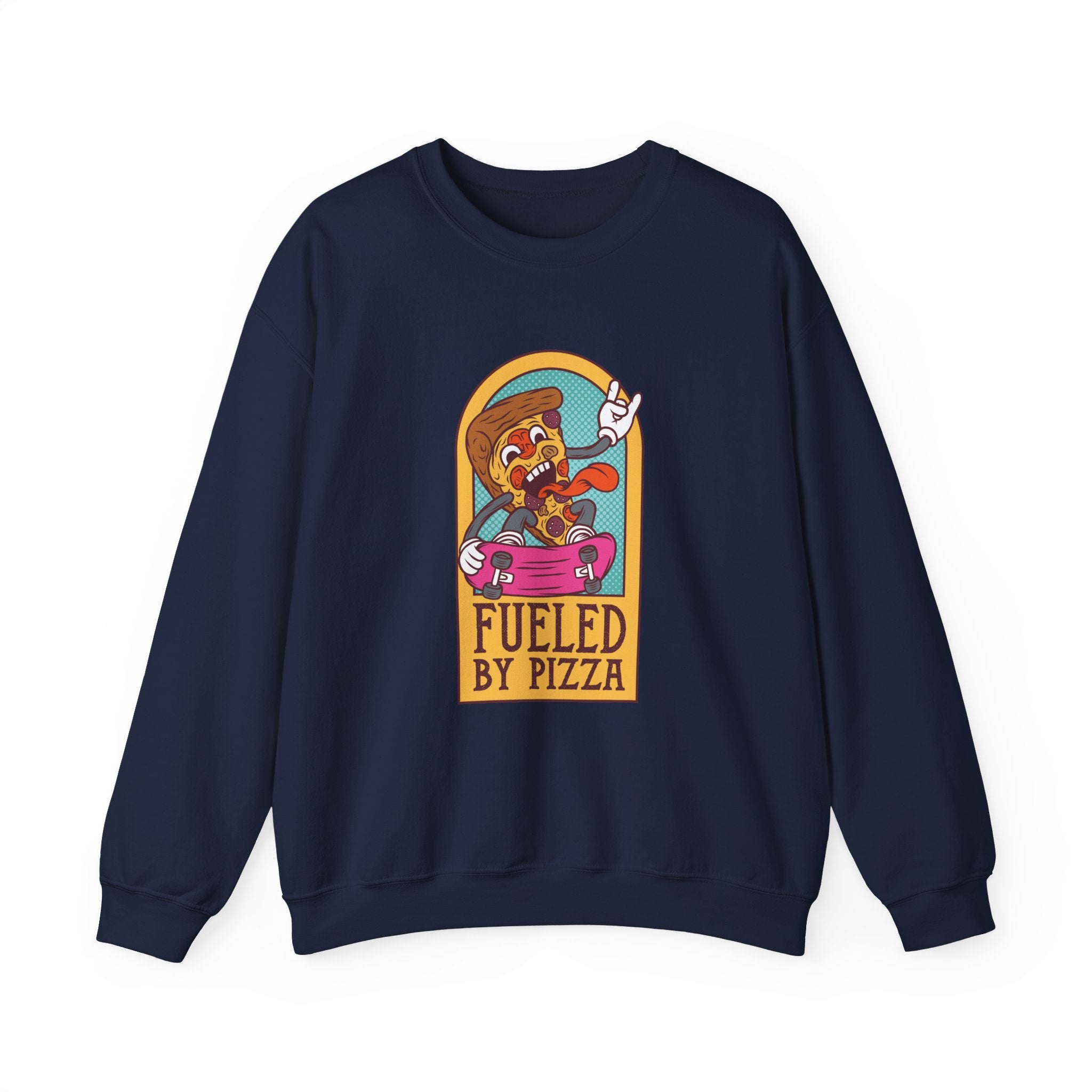 Fueled by Pizza | Crewneck Sweatshirt
