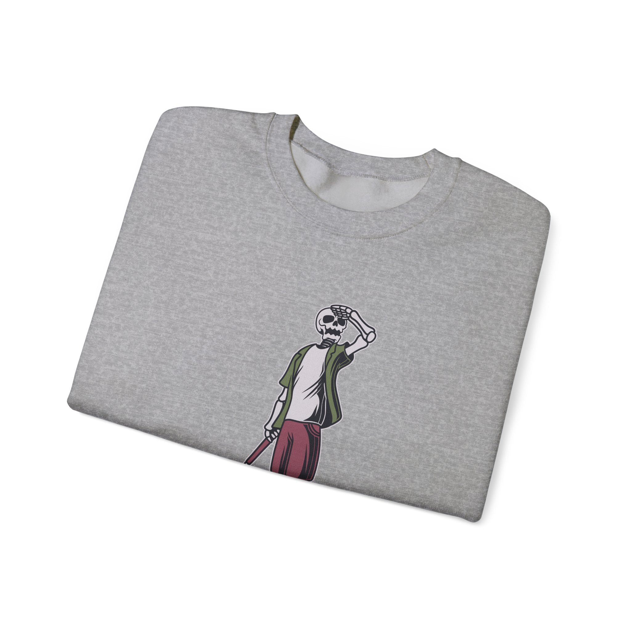 Long Ball Skeleton Golfer | Crewneck Sweatshirt
