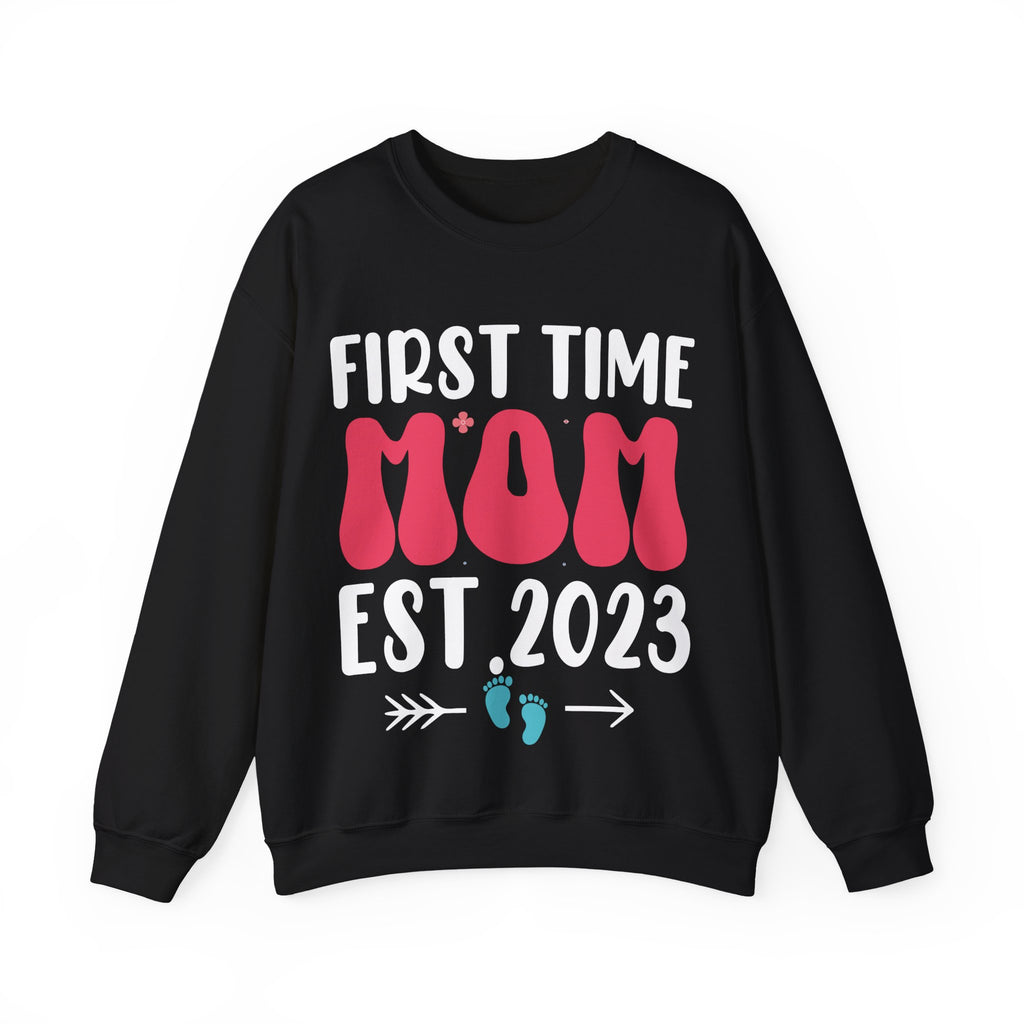 First Time Mom Est. 2023 | Crewneck Sweatshirt