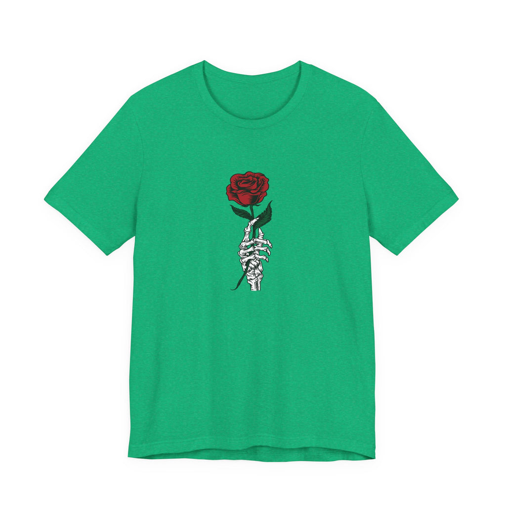 Rose in Skeleton Hand | Tee
