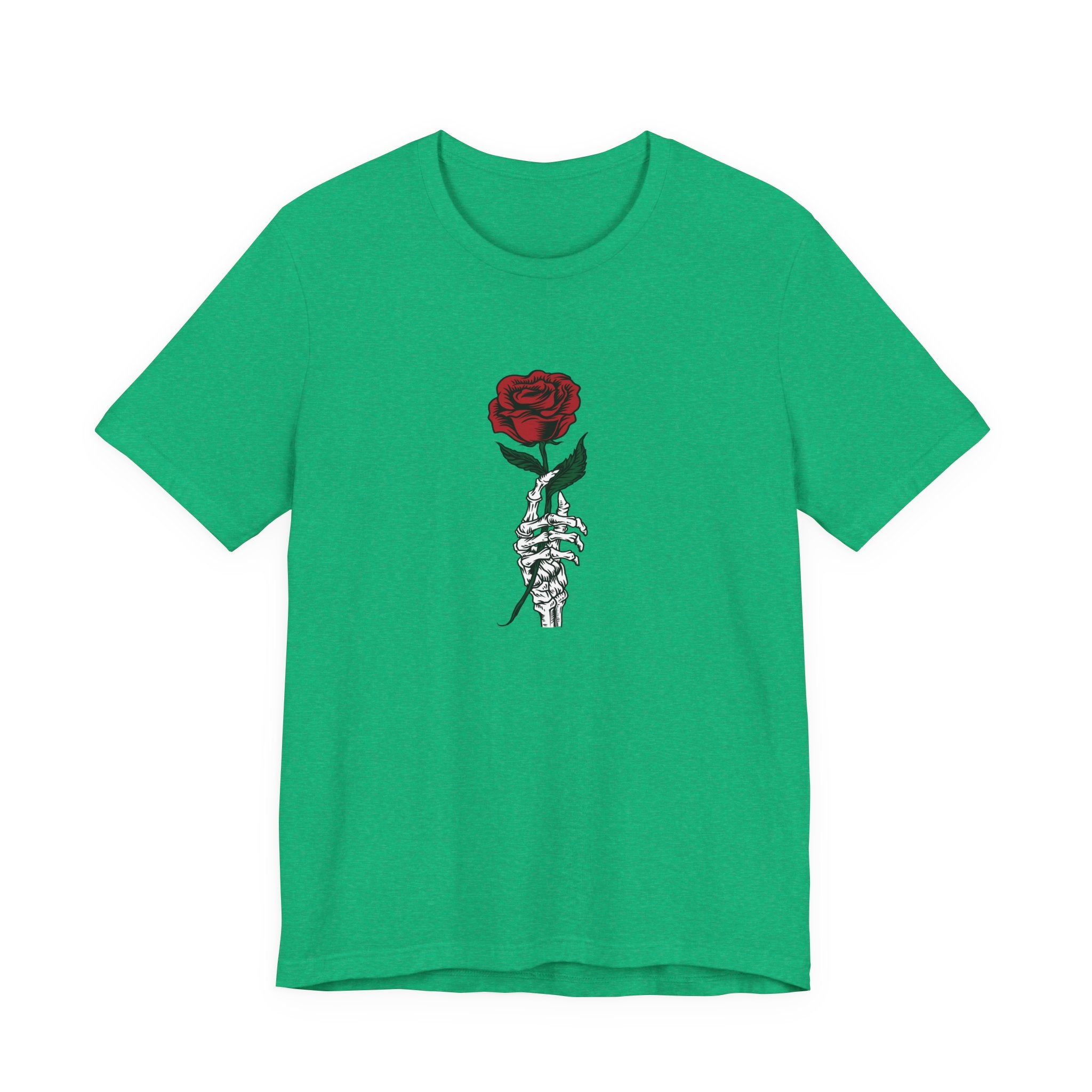 Rose in Skeleton Hand | Tee