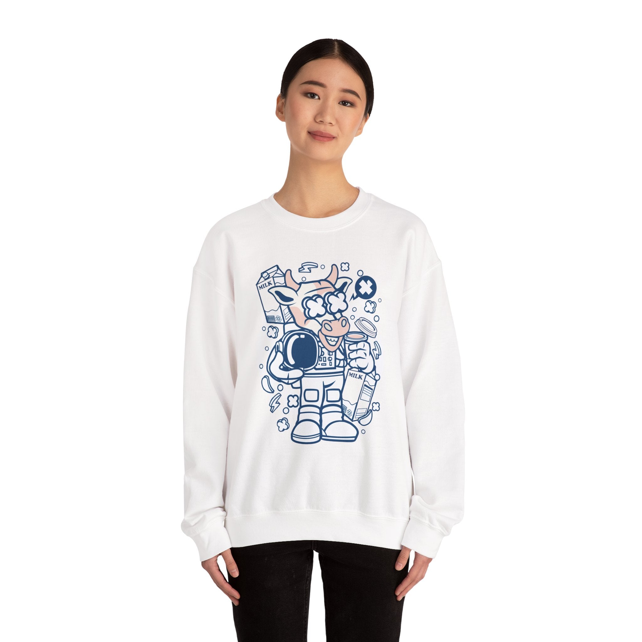 Cow Astronaut | Crewneck Sweatshirt