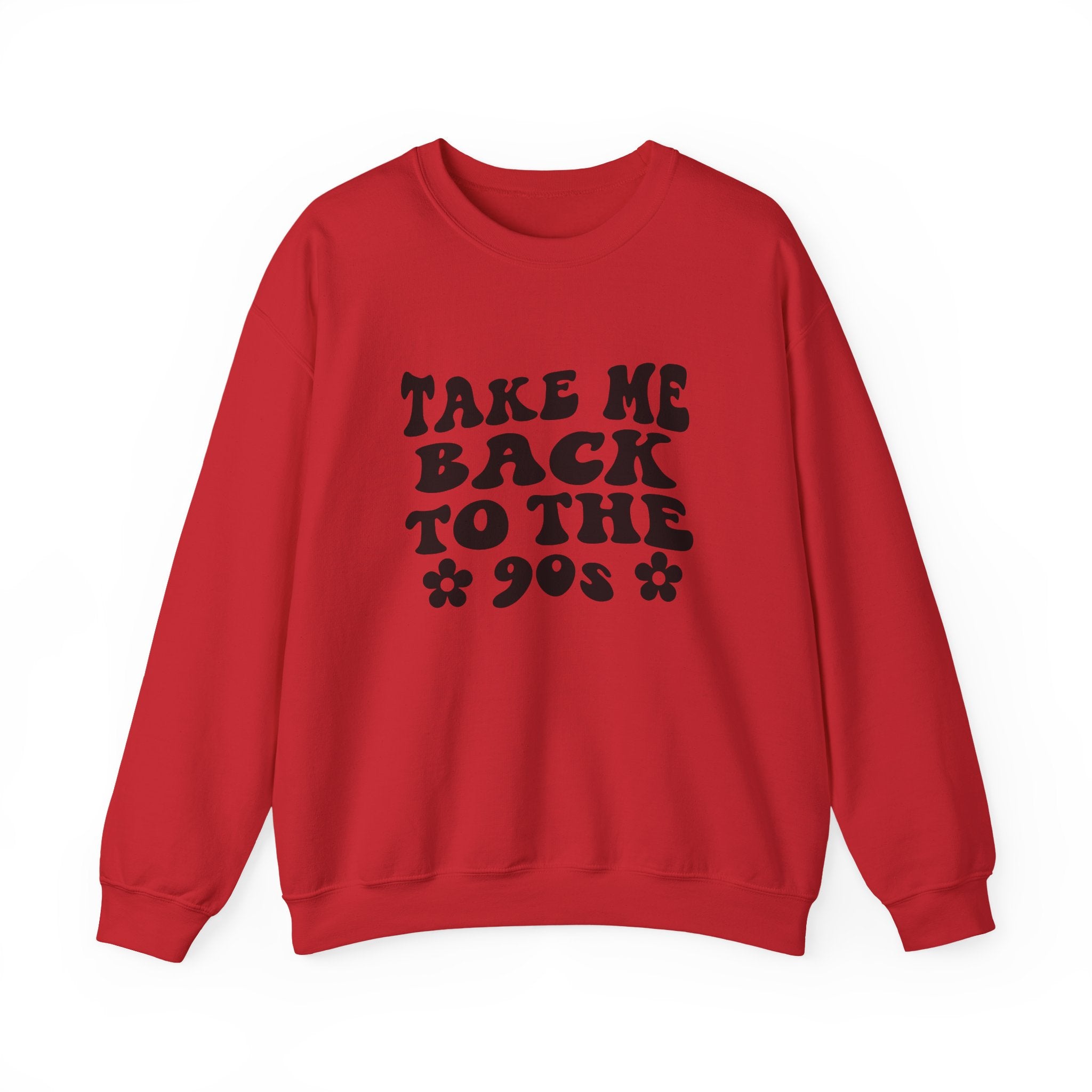 Take Me Back to the 90s in Black | Crewneck Sweatshirt