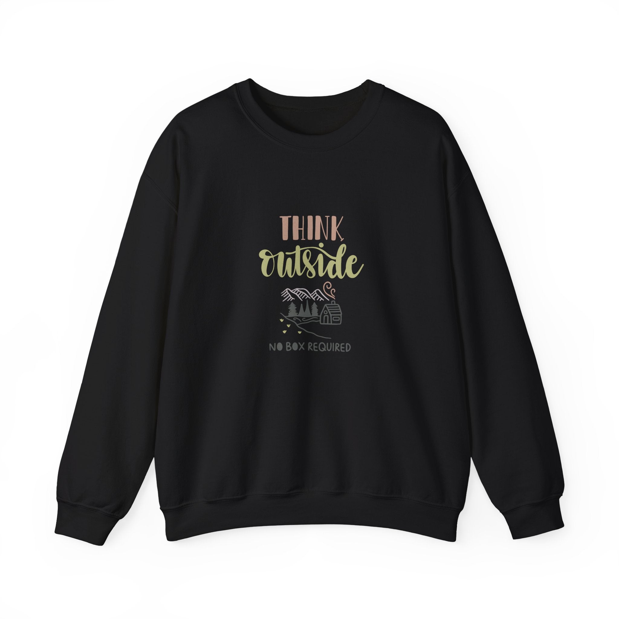 Think Outside, No Box Required | Crewneck Sweatshirt