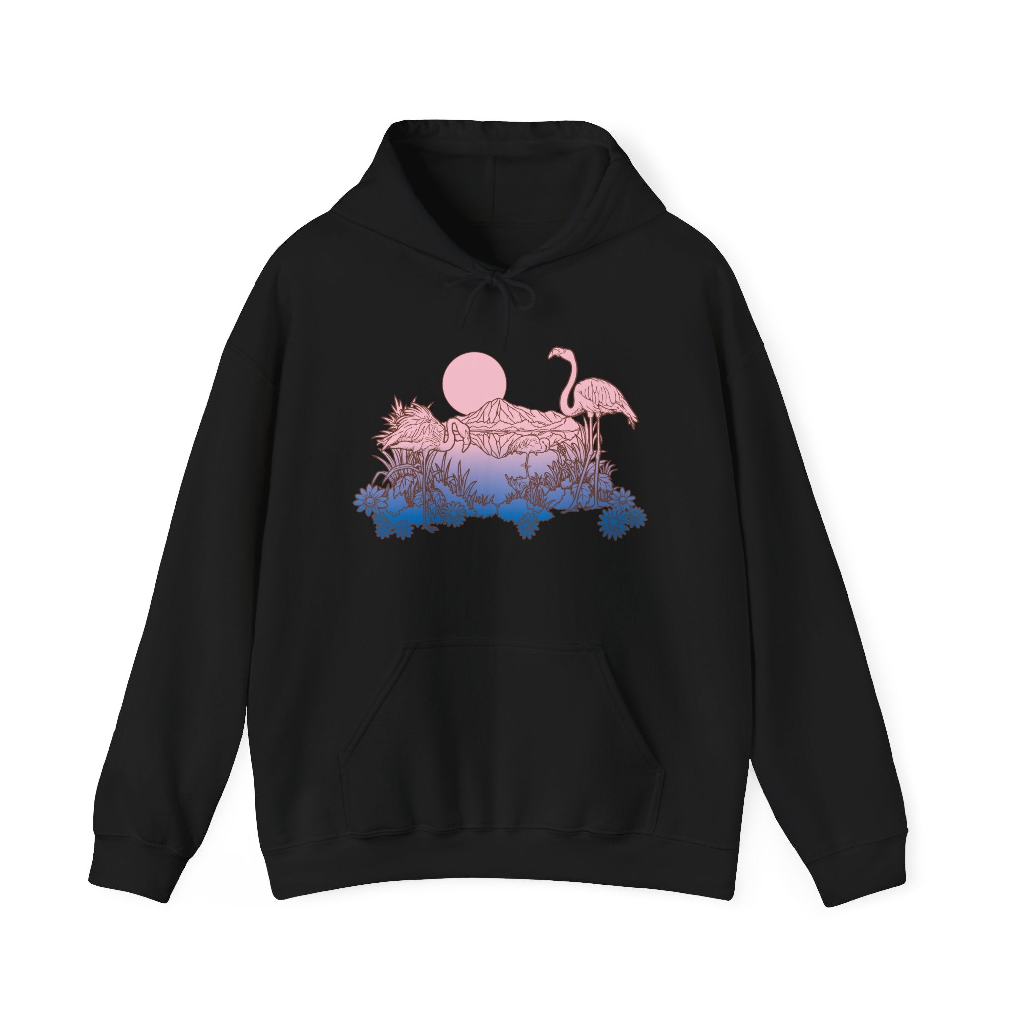 Flamingos in Sunset | Hoodie