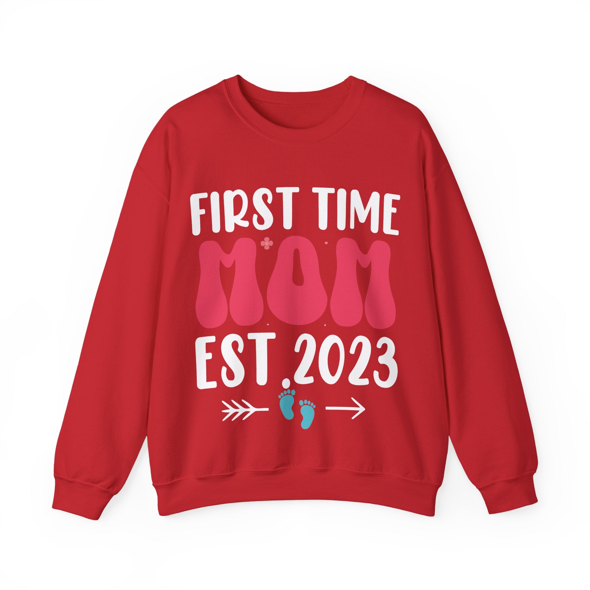 First Time Mom Est. 2023 | Crewneck Sweatshirt