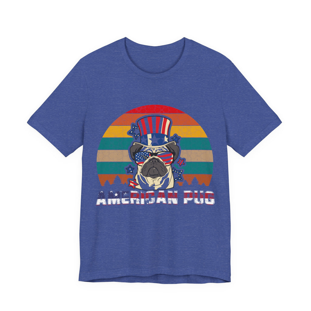 American White Pug Dog | Tee