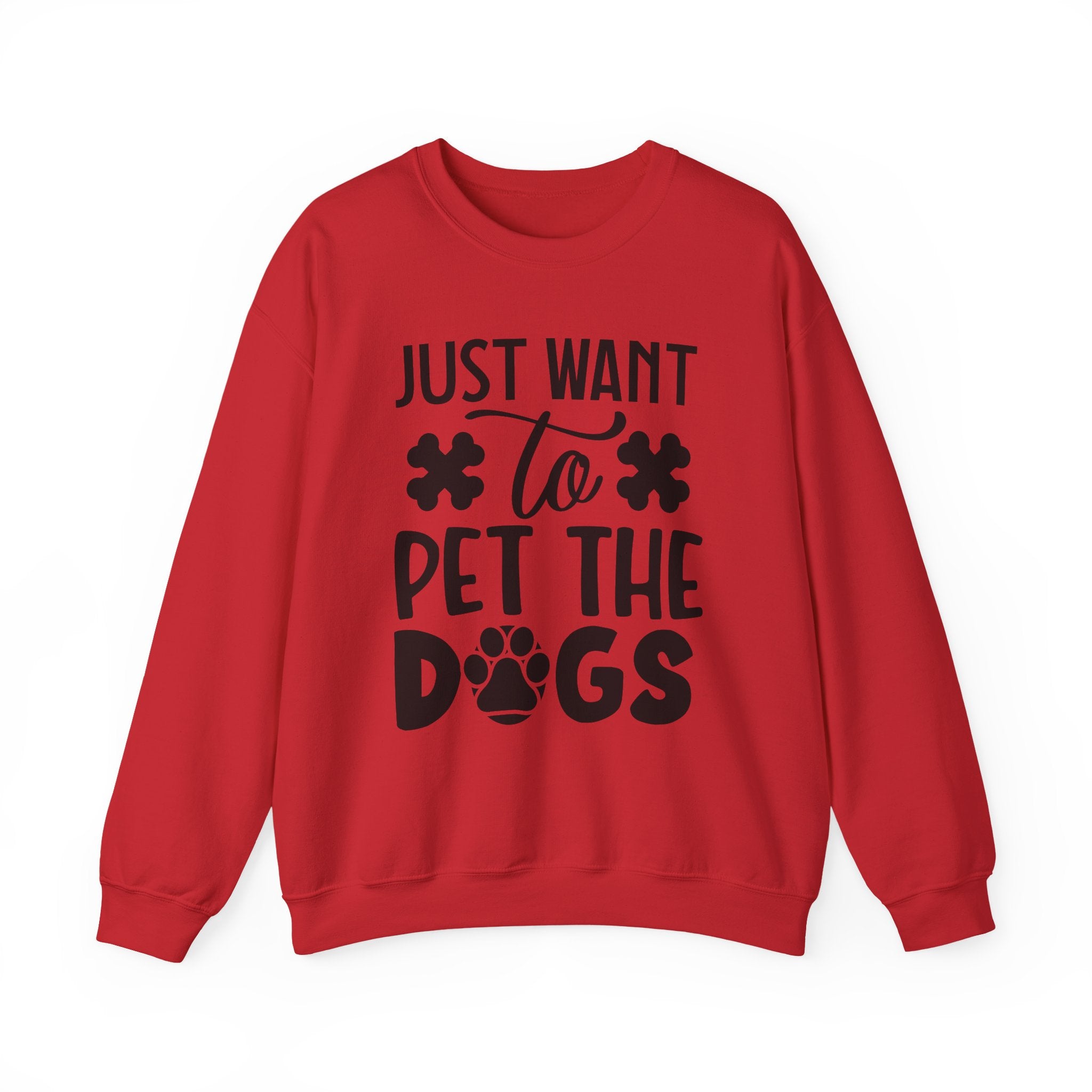 Just Want to Pet the Dogs | Crewneck Sweatshirt