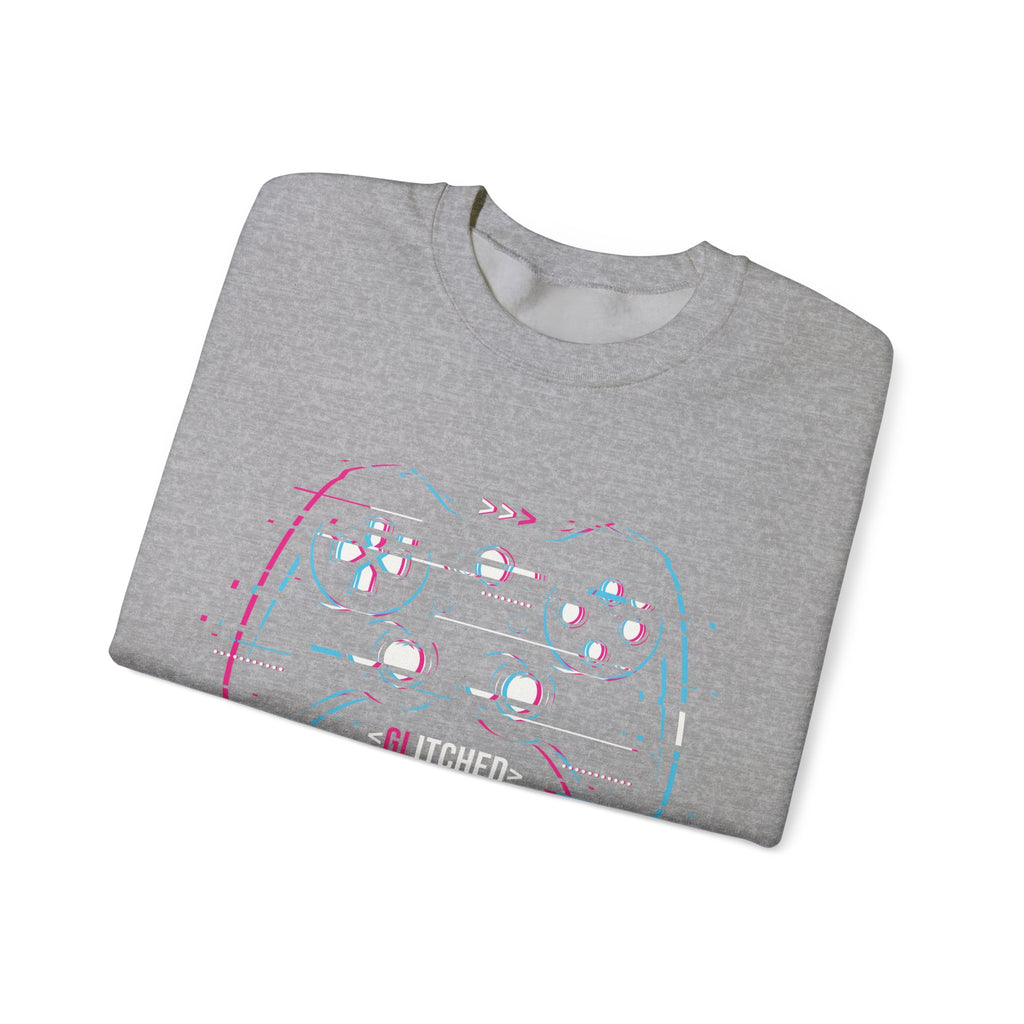 Glitched Gaming Controller | Crewneck Sweatshirt